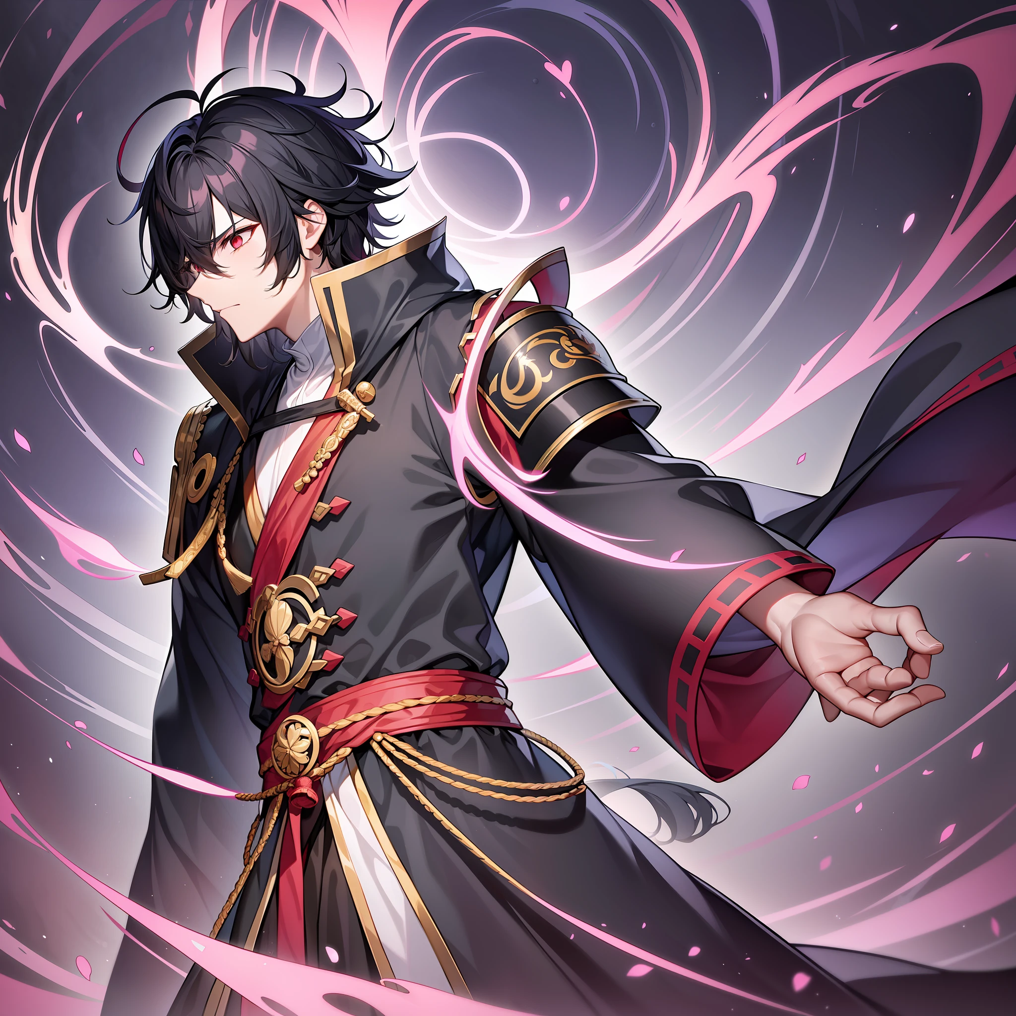 A black-haired Taoist priest dressed in a Taoist robe appeared. His Daoist robe was black with crimson runes embroidered on it, exuding a mysterious aura. He stood there, his face cold and calm, giving a feeling of inviolability.
His eyes were deep and dark, as if hiding countless secrets. There was no expression on his face, and he seemed very calm, as if the unbridled wind and waves could not shake his heart. Hearing something, his gaze stared into the distance, as if waiting for something, or looking for something.
His voice was very low, as if it came from the center of the earth. Every word he utters makes people feel a powerful force, a power that can shock people and make people lose themselves. He seemed to be muttering to himself, and there was an aura of slaughter in his words, which made people smell and change.
The whole person exudes a detached temperament, as if he has long surpassed the mundane of human beings, separated from all kinds of earthly disturbances, and reached the realm of God. His presence makes people feel a sacred, majestic, and inviolable power, which makes people stand solemnly and admire.