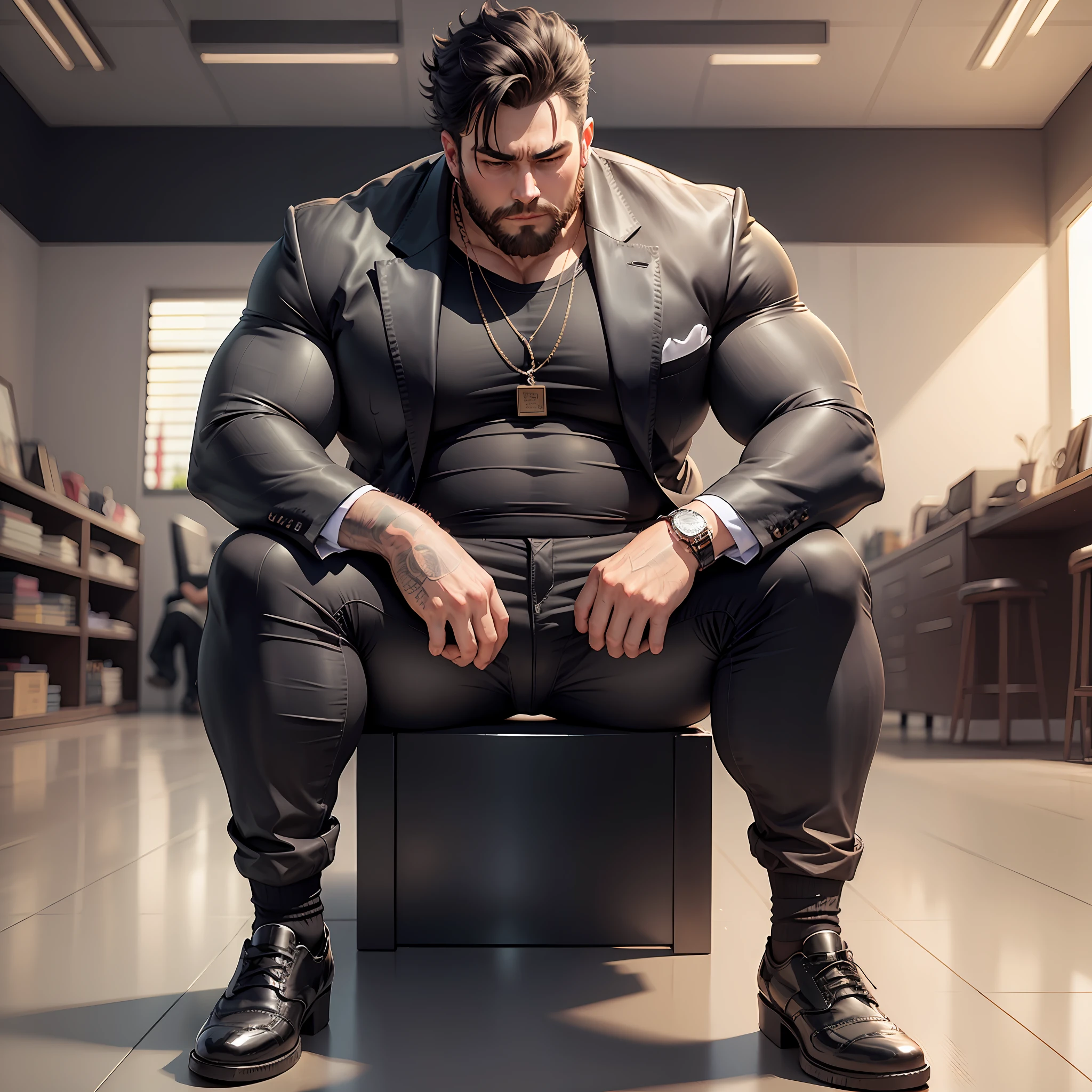 Big man with black pants --auto --s2