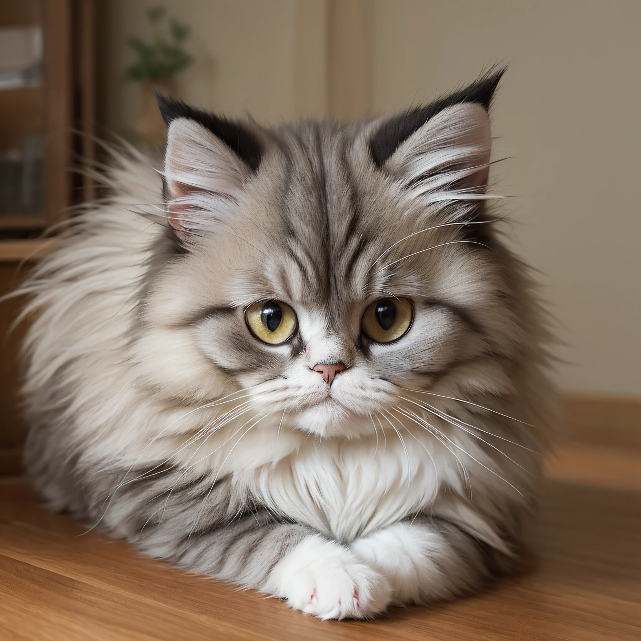 Fluffy Persian cat