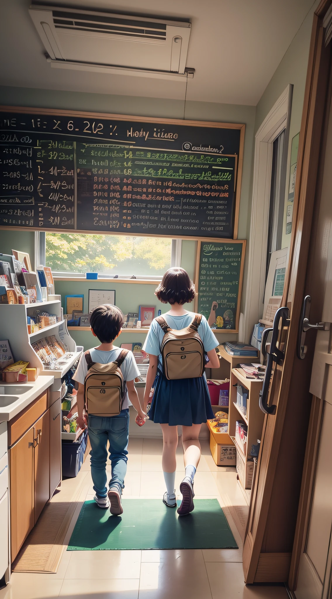 Parents are teaching their children math