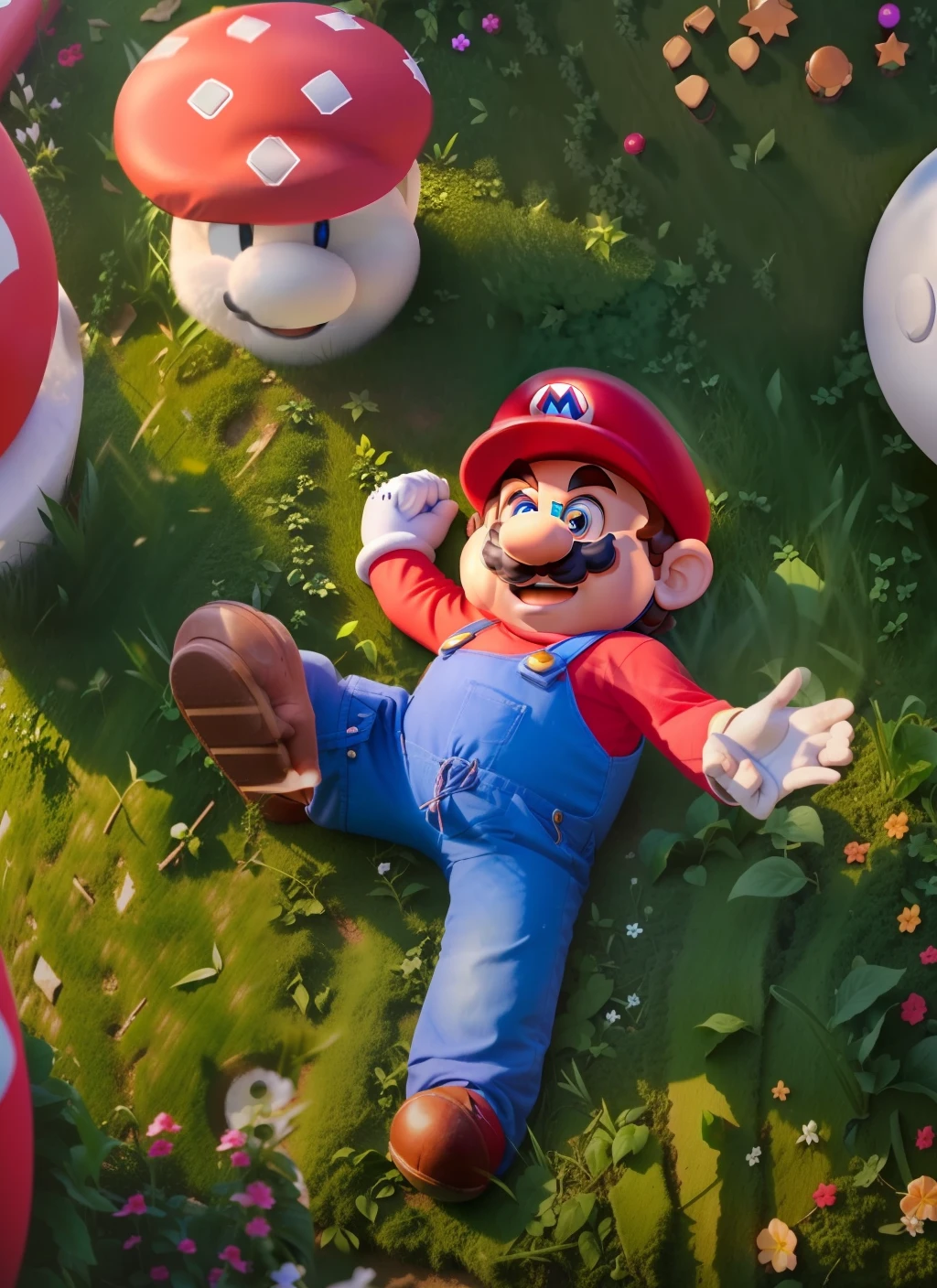 Looki + super Mario