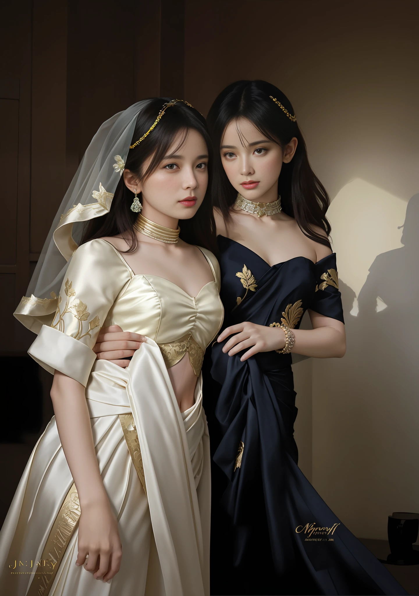 Model shooting style, (extremely detailed CG Unity 8k wallpaper), full-shot body photos of the most beautiful artworks in the world, stunning beautiful photos realistic available in the sari (navel: 1.2, princess eyes: 1.3, pose collar: 1.2), professional majestic oil paintings by Ed Blinkey, Atey Ghailan, Studio Ghibli, Jeremy Mann, Greg Manchess, Antonio Moro, Popular on ArtStation, CGSociety Trend, Complex, High Detail, Sharp Focus, Theatrical, Photorealistic Pictorial Art, created by Midjourney and Greg Rutkowski