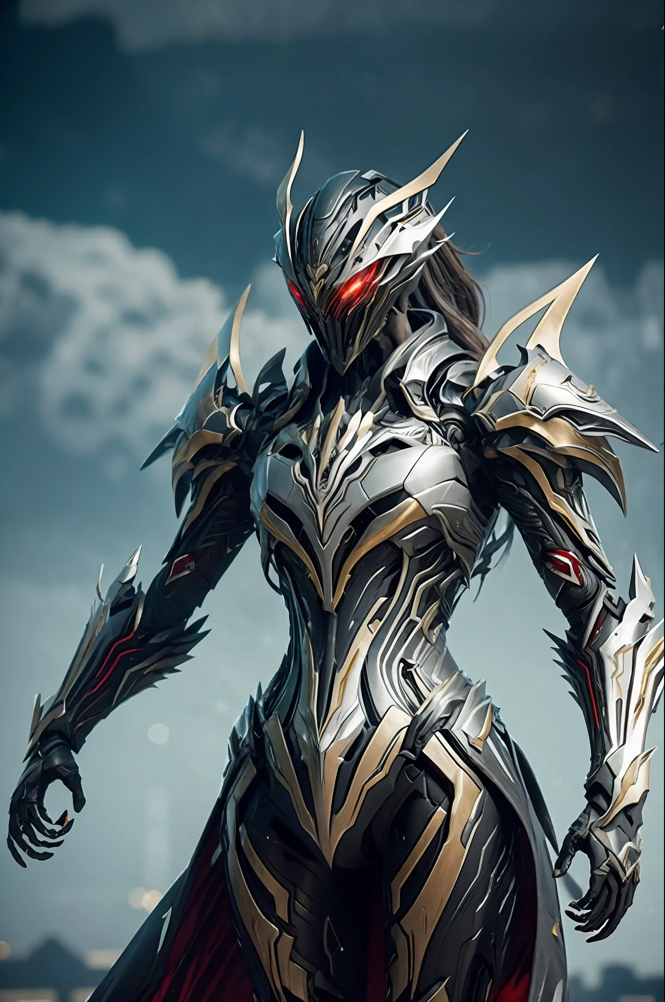 1 japanese girl, WARFRAME, intricate pattern, heavy metal, energy lines, faceless, glowing eyes, elegant, intense, blood red and black uniform, solo, modern, city, streets, dark clouds, thunderstorm, heavy rain,
dramatic lighting,
(masterpiece:1.2), best quality, high resolution,   beautiful detailed, extremely detailed, perfect lighting, 1 japanese, WARFRAME, prime,rhino prime,volt prime,saryn prime dynamic pose, intricate pattern, heavy metal, energy lines, faceless, glowing eyes, long silver hair, wind blown hair, elegant, intense, blood red and black uniform, bloody wings, solo, desert, sunny, bright, claws, dramatic lighting, (masterpiece:1.2), best quality, high resolution, beautiful detailed, extremely detailed, perfect lighting, zhongfenghua, from below