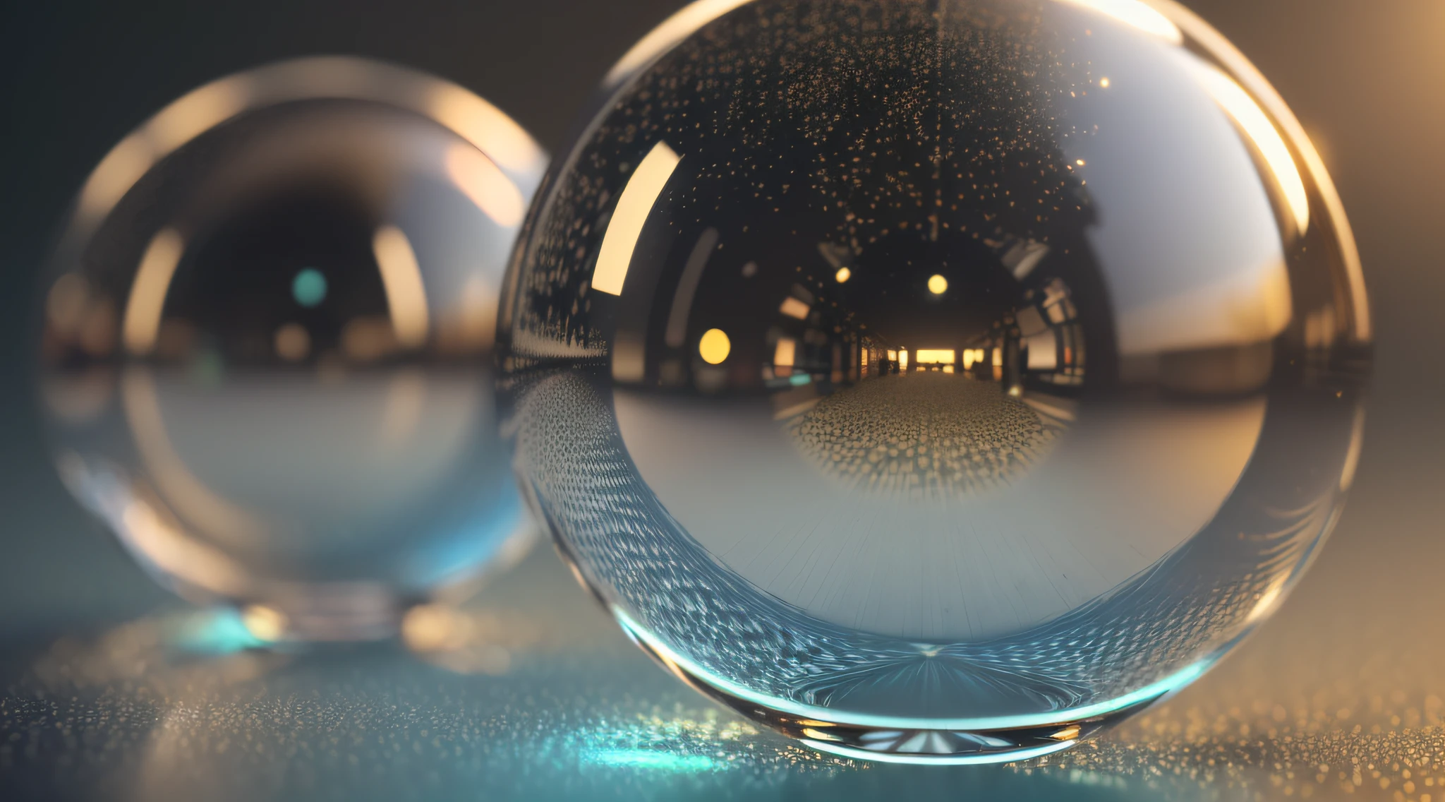((Multiple Glass Ball))), Depth of Field, ((8k, RAW Photography, Best Quality, Masterpiece), High Definition RAW Color Photography Professional Photography, (Realistic, Photorealism: 1.37), (Best Quality), (Best Shadow), (Best Illustration), Ultra High Definition, High Definition CG Integrated 8K Wallpaper, Physically Based Rendering, Cinematic Lighting)
