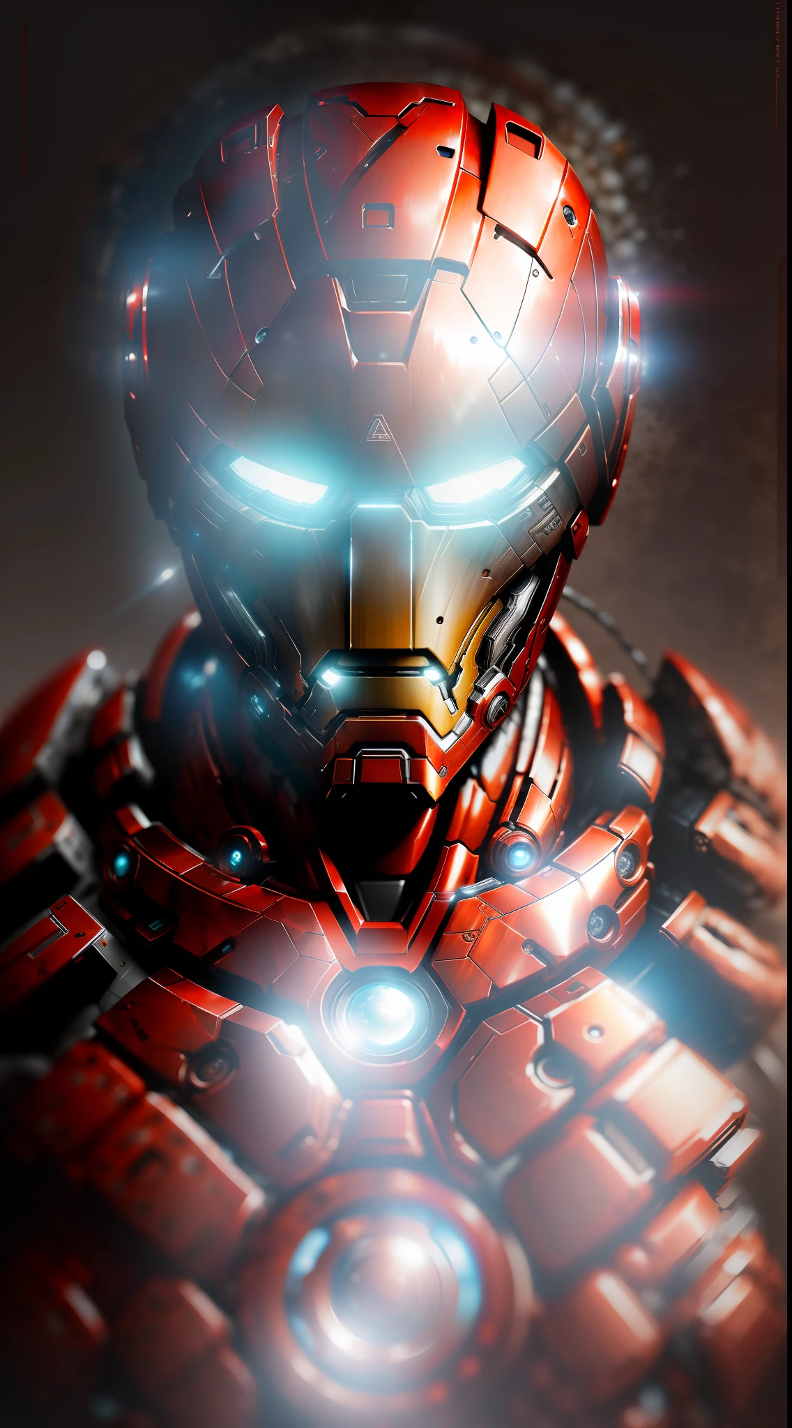 Superior Iron Man from Marvel photography, biomechanical, complex robot, full growth, hyper-realistic, insane small details, extremely clean lines, cyberpunk aesthetic, masterpiece featured at Zbrush Central