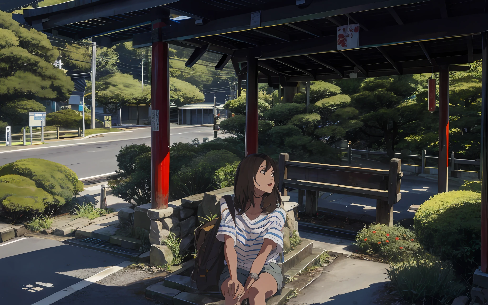 replace Japan Roadside seat at Day.