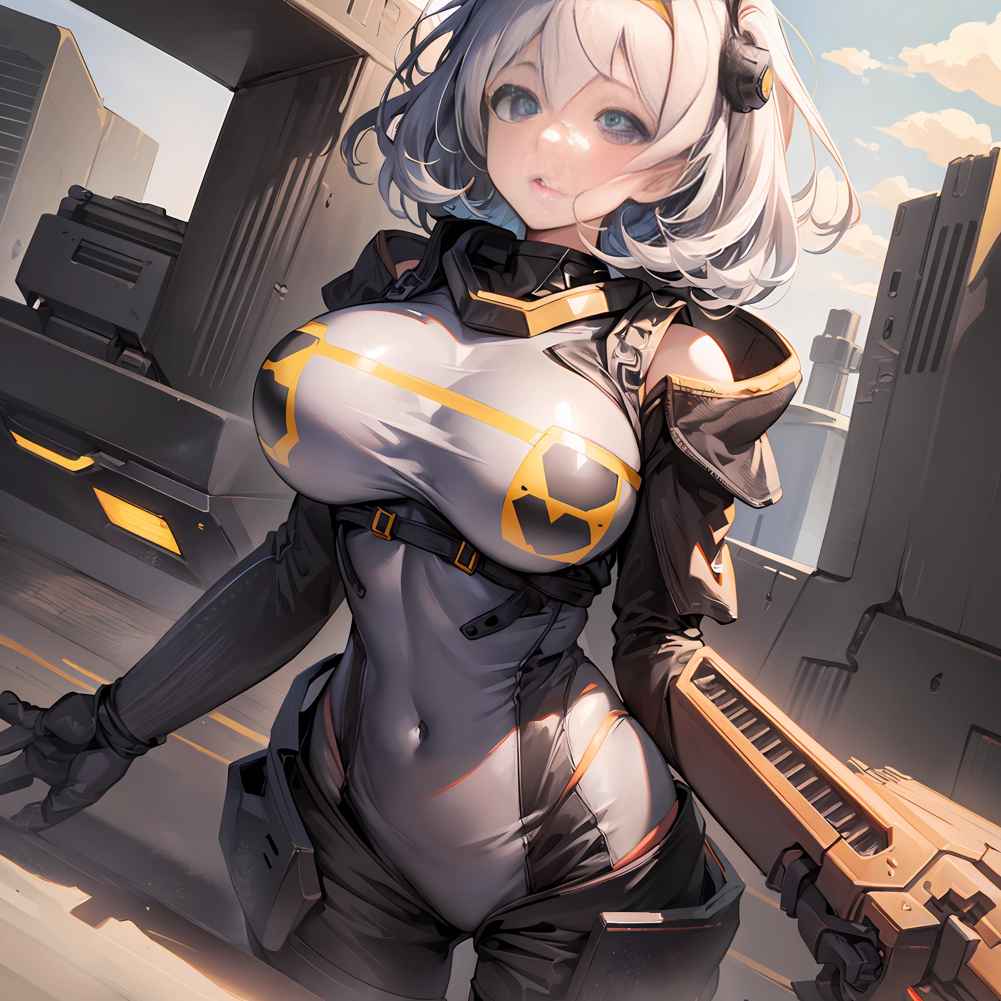 (((Heavy Equipment Girl))),Body is heavy machinery, shoulder to excavator, whole body, gradient hair, hair between eyes, Ahoge, :16,eautiful face, White Niso, (Ultra fine CG Unity 8k wallpaper), (Masterpiece), (Best quality), (Ultra detail), (Best illustration), (Best shadow), (Ultra-fine and beautiful), Dynamic Angle, (Ultra-fine CG integrated 8k wallpaper), (Masterpiece), (Best illustration), ( Best Shadow), (Ultra-Fine and Beautiful), Dynamic Angle