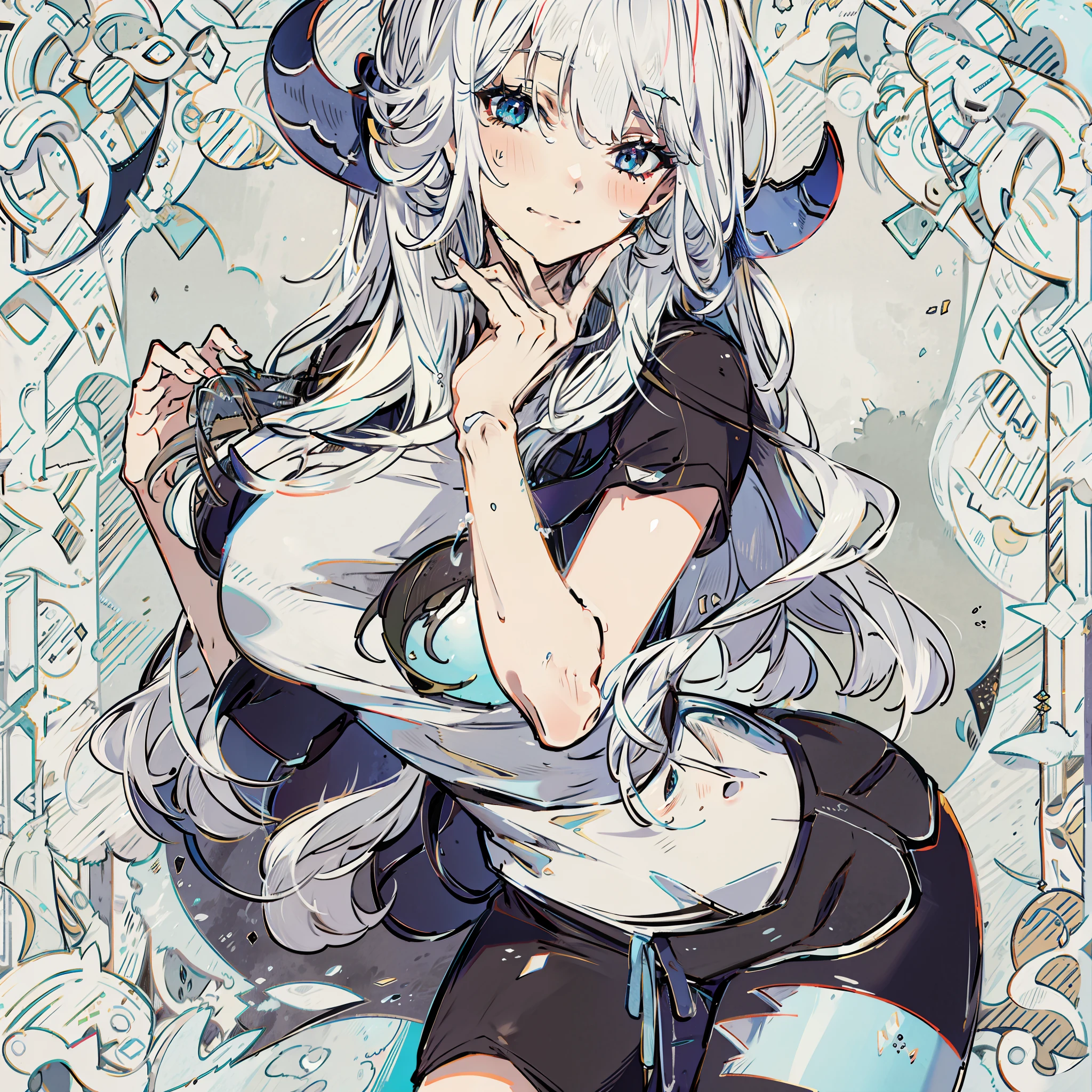 Optimal color ratio White hair