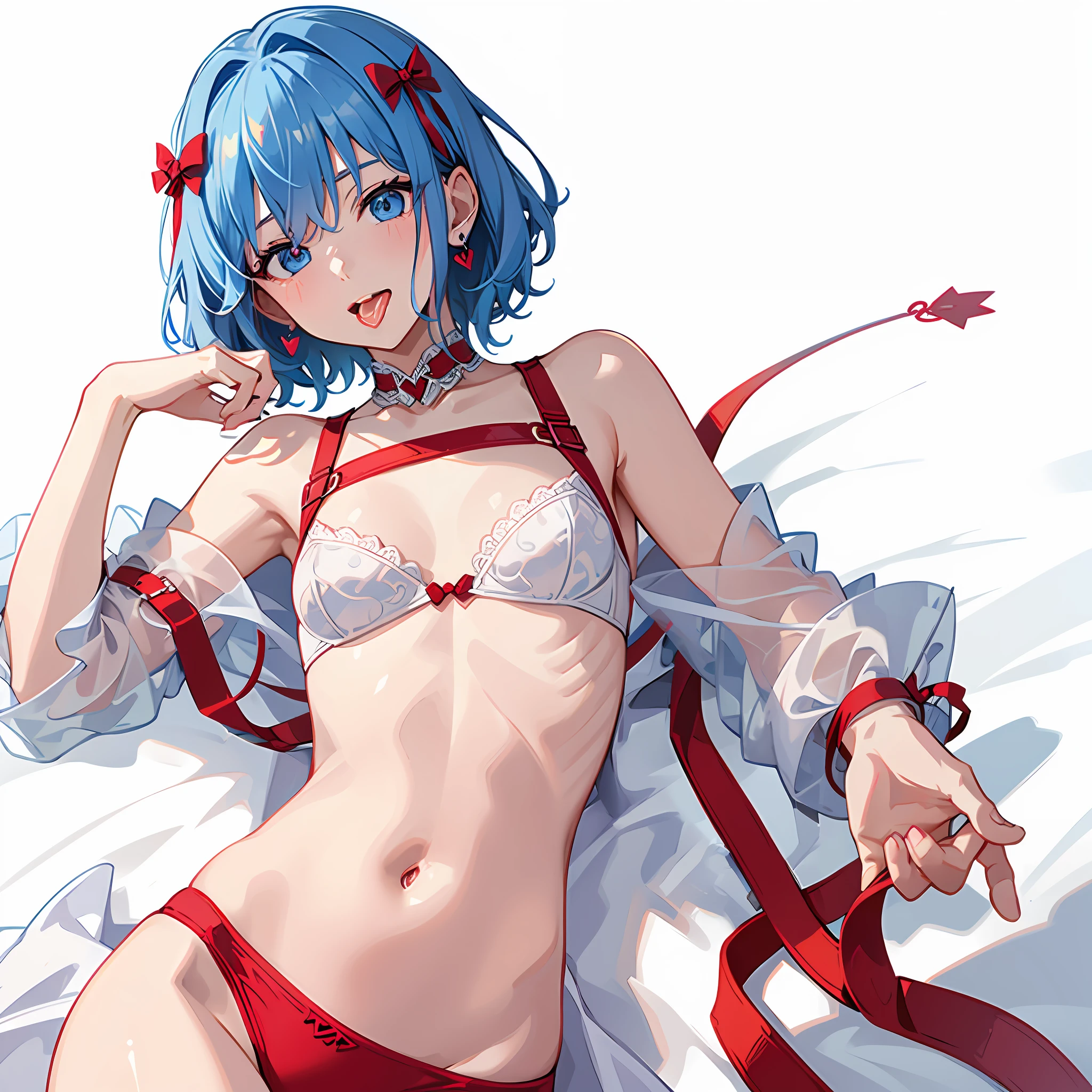 sticking out the tongue