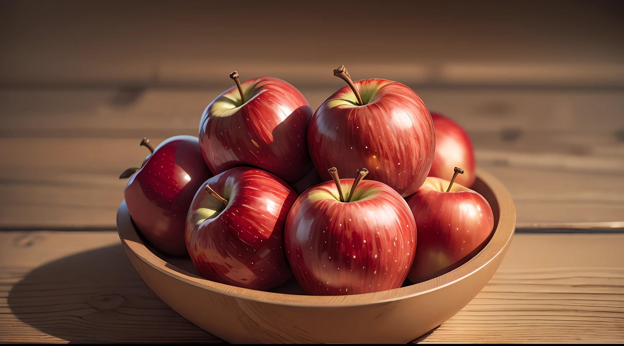 masterpiece, high quality, best quality, red apples, ultra-realistic --auto --s2