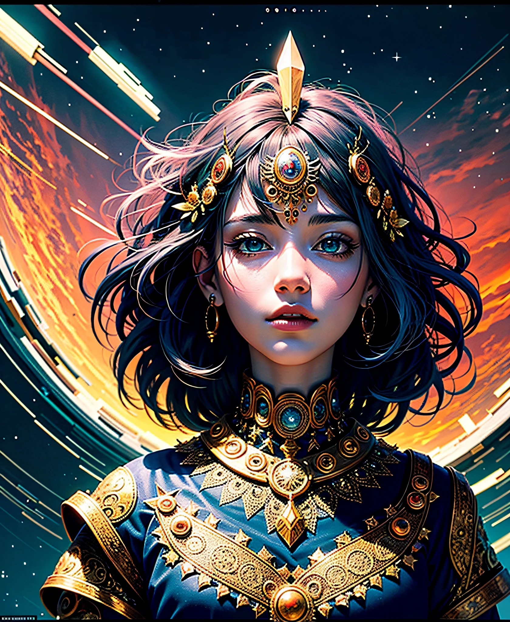 official art, unity 8k wallpaper, ultra detailed, beautiful and aesthetic, High quality, beautiful, masterpiece, best quality, (zentangle, mandala, tangle, entangle:0.6),