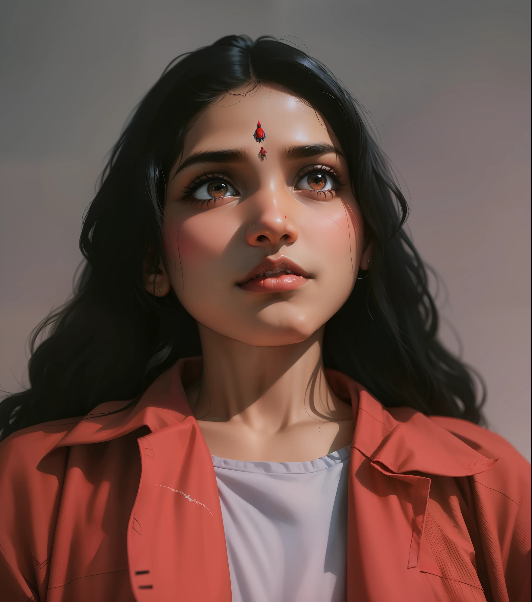Indian girl with spider man pajamas --auto --s2