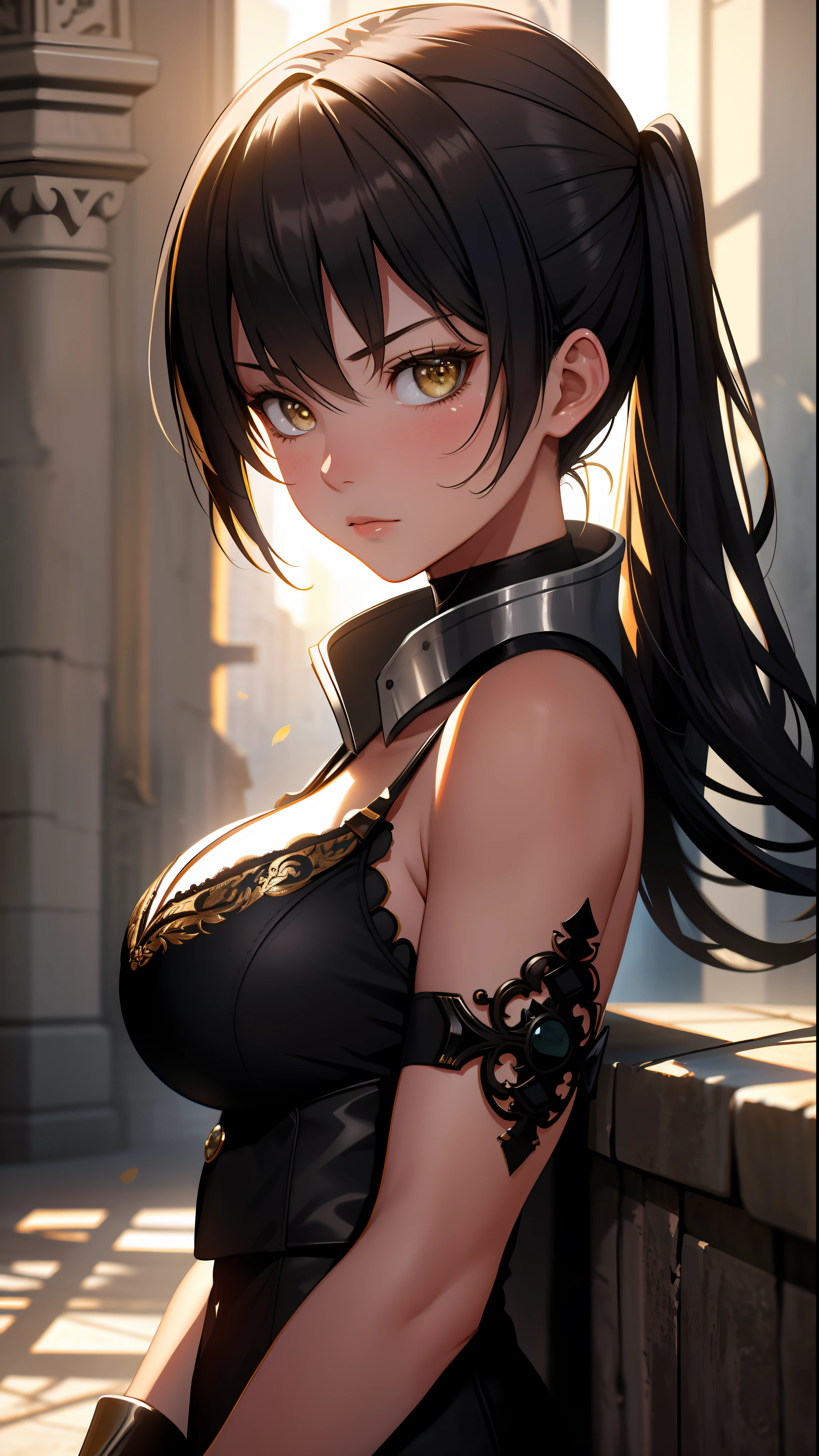 masterpiece, best quality, best illustration, HDR, beautiful details, intricate details, detailed scenery, dramatic light, best shadow, (close up portrait), 1girl, 18 year old, medium breast, detailed skin texture, tyndall effect