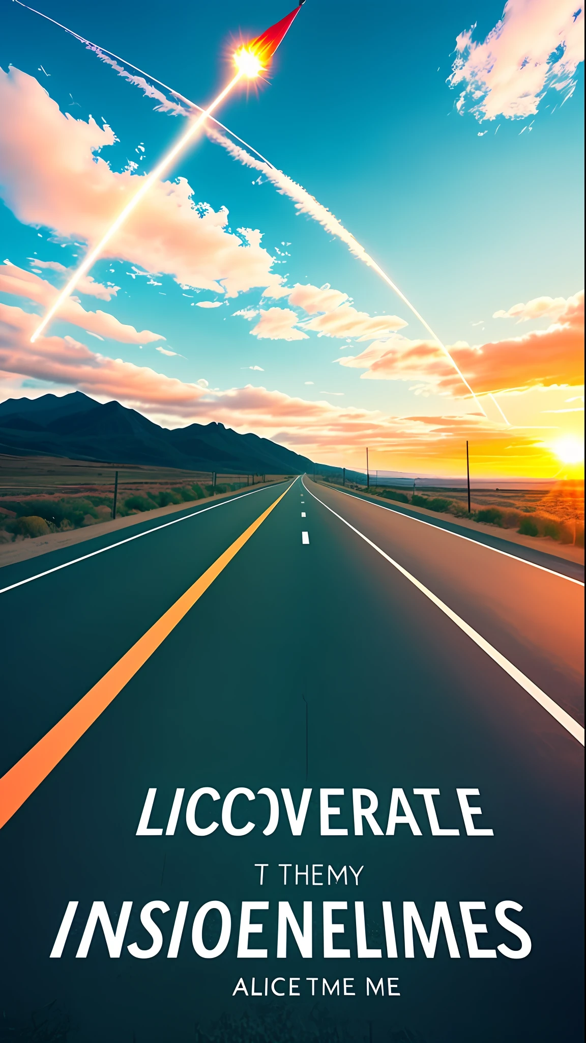 Create an ebook cover for the title "Accelerate Your Income: Unlock the Path to Financial Success in Record Time." The cover should feature dynamic and energetic incentives that convey a sense of progress and growth. Incorporate elements such as a fast-moving rocket symbolizing speed and advancement, a road or path leading to success, and dollar signs representing financial finance. Use vibrant colors and striking typography to make the title stand out. The overall design should captivate the audience and evoke a sense of excitement and possibility.