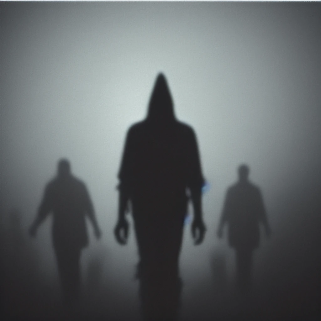 oddlyterrifying, The ominous fog obscured all signs of life in the desolate town.