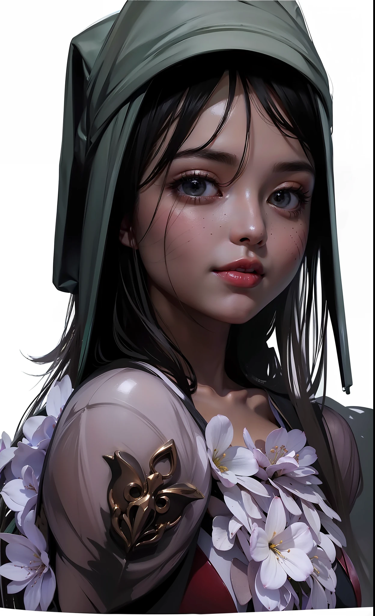 Best quality, masterpiece, ultra high res, (photorealistic:1.4), a beautiful woman, white shirt, medium breast, narrow waist, shiny skin, seductive smile, bokeh