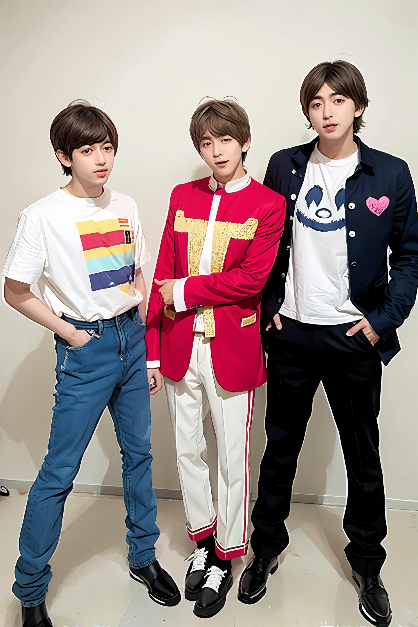 The Beatles in kpop clothes