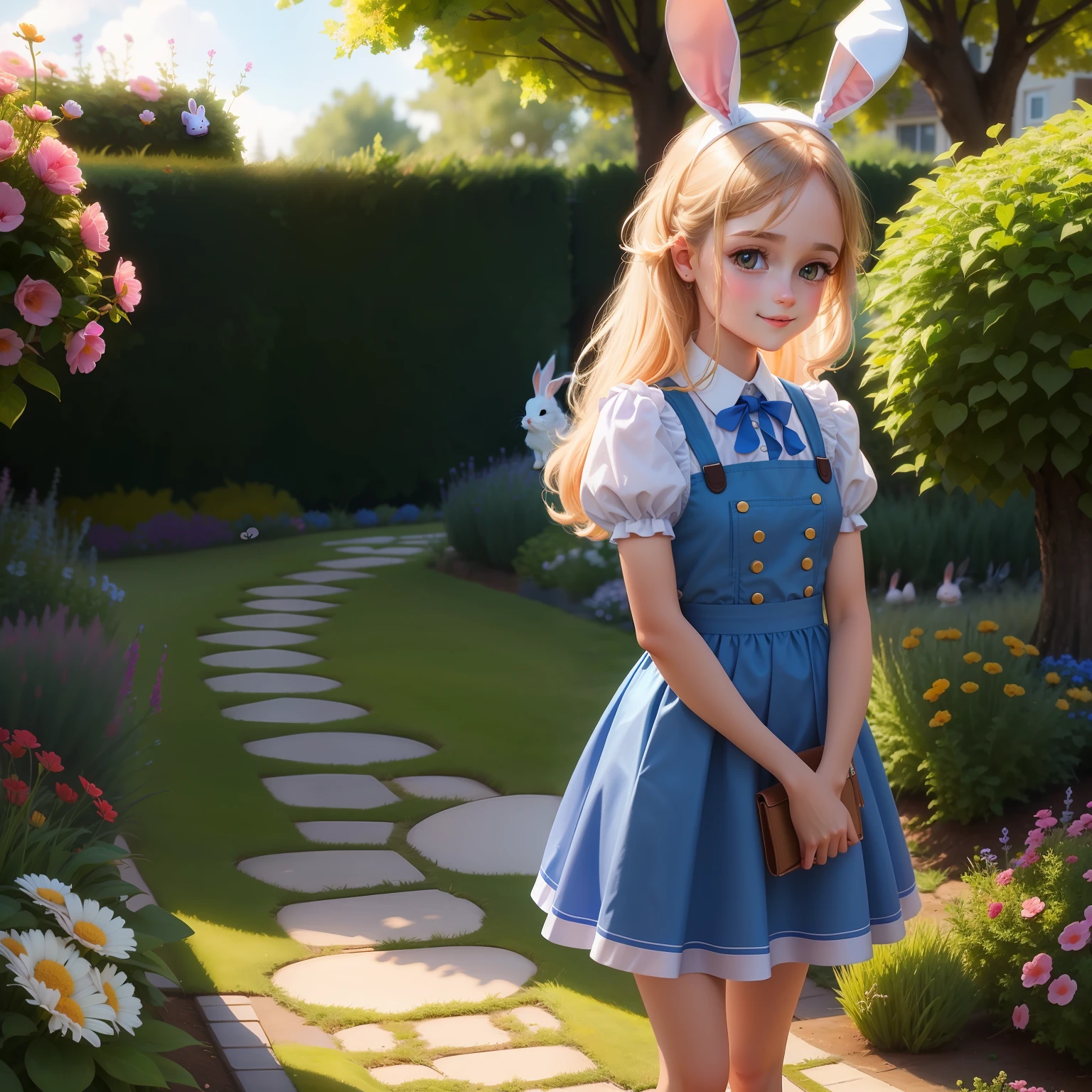 Set of memes, cute, dynamic, multiple images, little bunnies