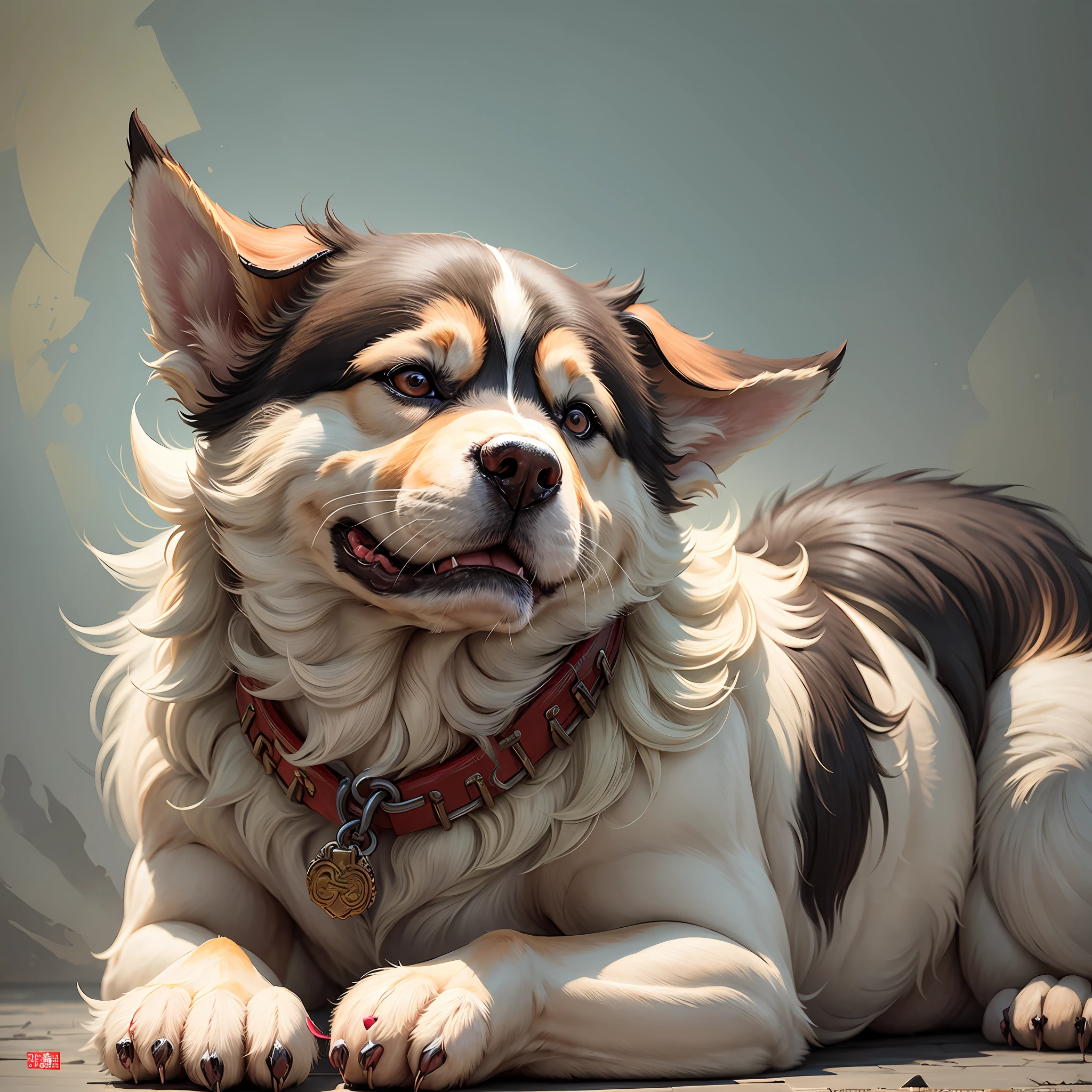 Loyal, lethargic, domineering, elderly Chinese pastoral dog --auto --s2