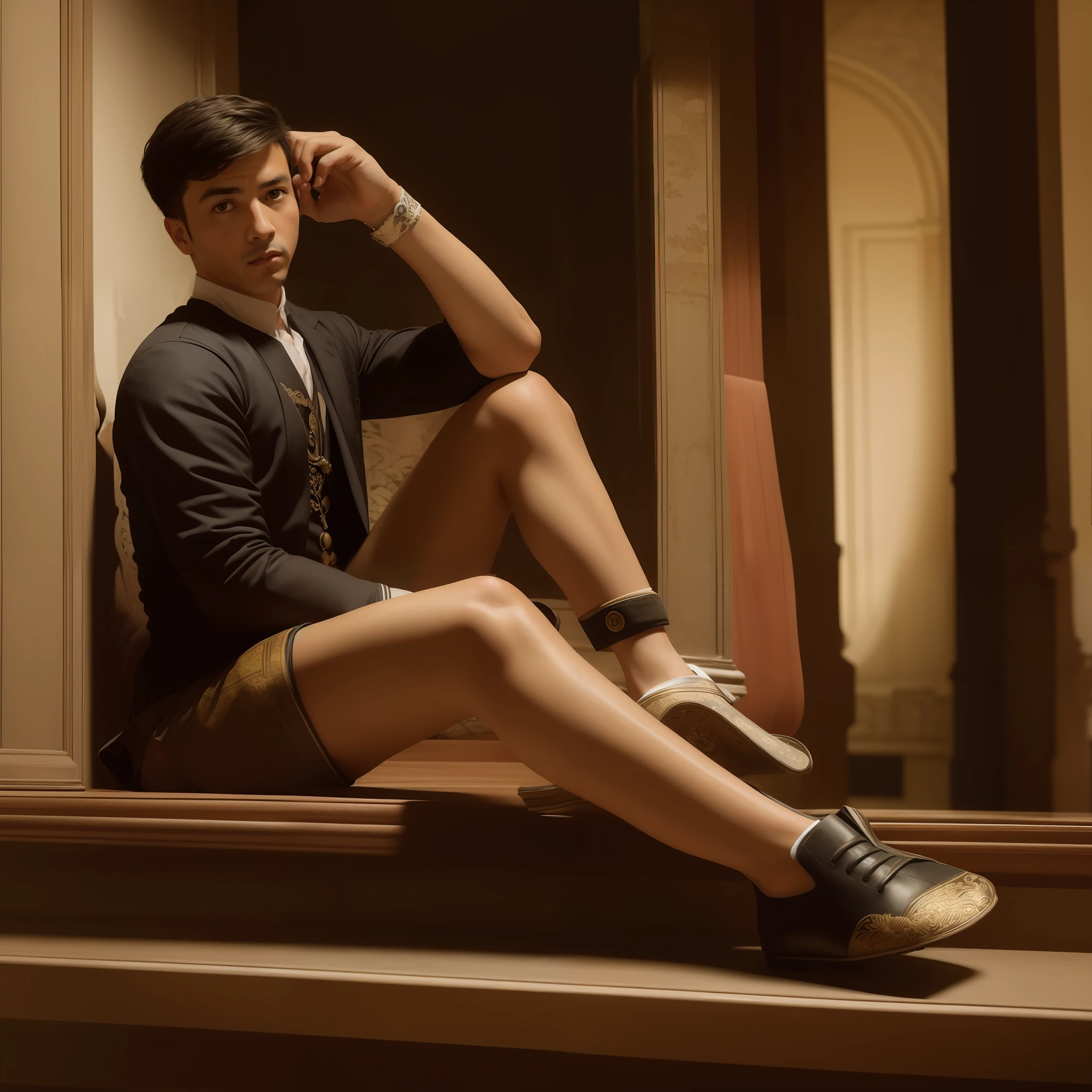 Carlos Ribera in a palace in China