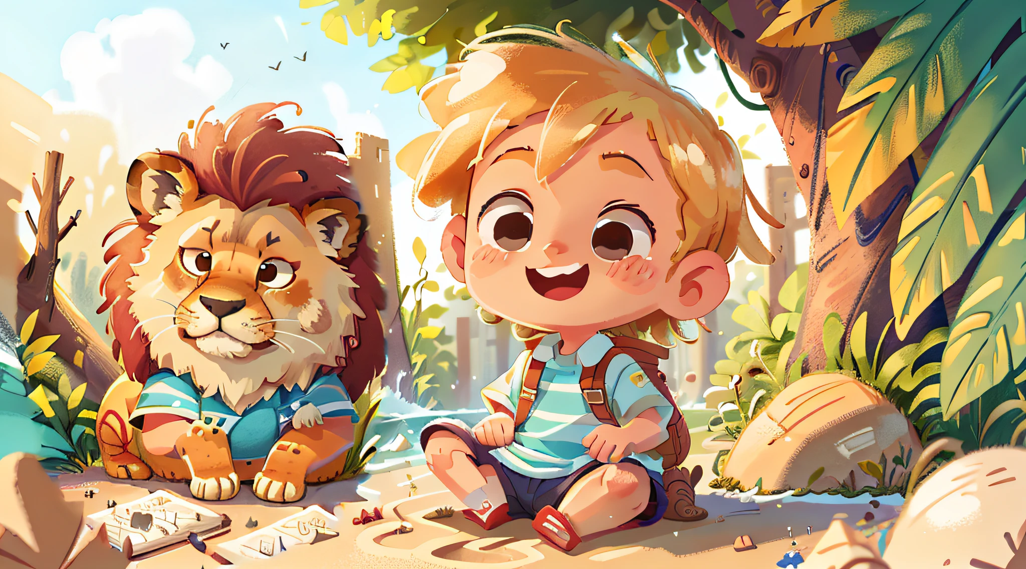IMAGINE A LION ANIMAL
