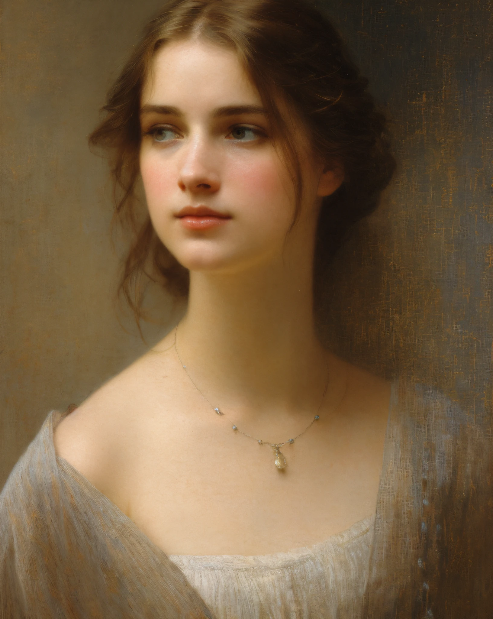 A Crying Woman, A painting by Albert Lynch, Ruan Jia, Gaston Bussiere, Alexandre Cabanel, Daniel F. Gerhartz, Jules Bastien-Lepage, Pierre Auguste Cot, Sophie Anderson, Jeremy Lipking, Thomas Lawrence, Bouguereau, Carle Van Loo, Jules Joseph Lefebvre, Roberto Ferri, 'aesthetically pleasing', exquisite, polished, refined, sophisticated, tasteful, harmonious, well-proportioned, well-formed, well-arranged, smooth, proportional