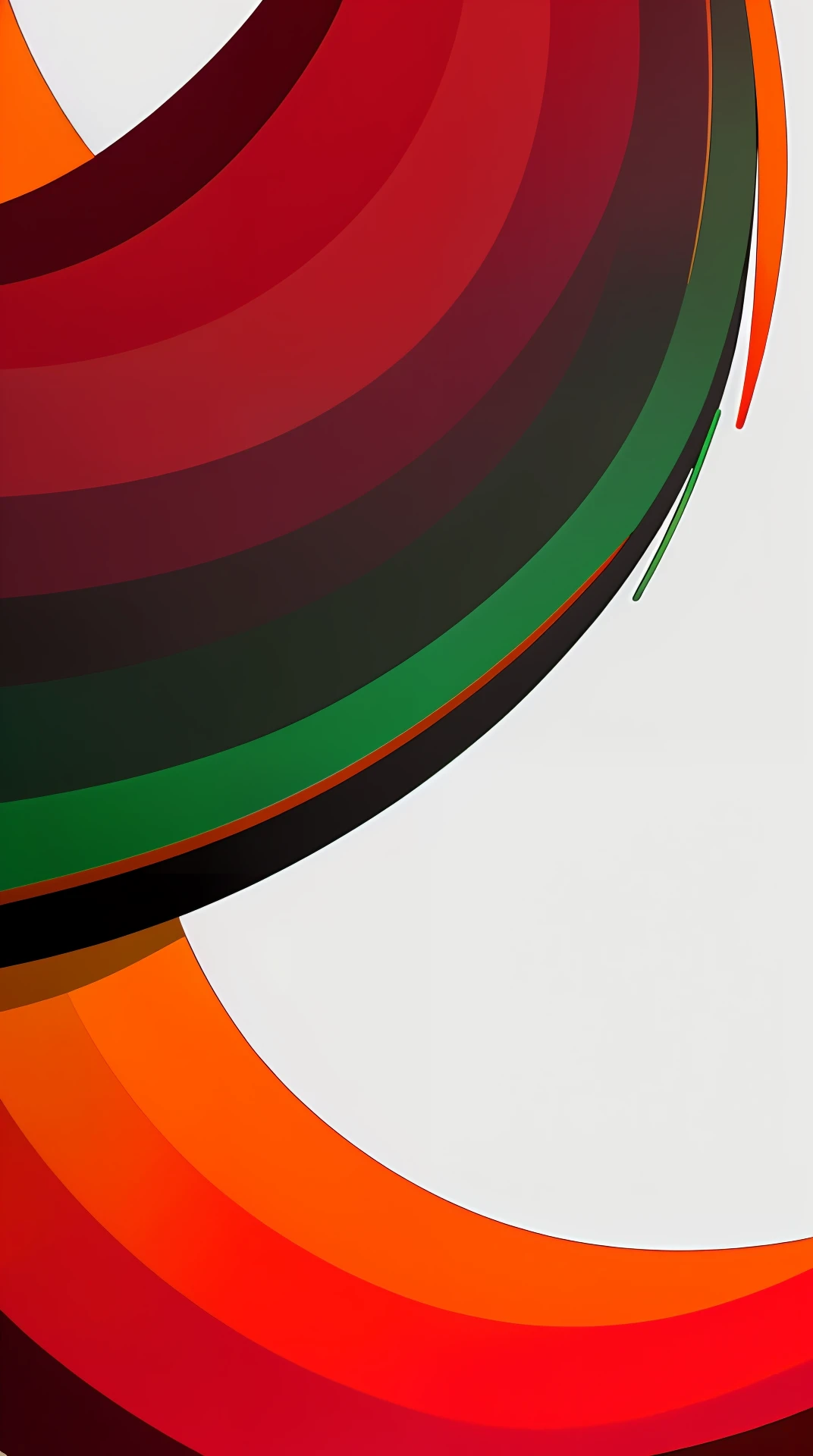 UHD,best quality,wallpaper,20:9 ratio,precise ratio,detailed ratio,dark red,black,white,orange and dark deep green colors mix,detailed color line,detailed quality,extreme detailed quality
