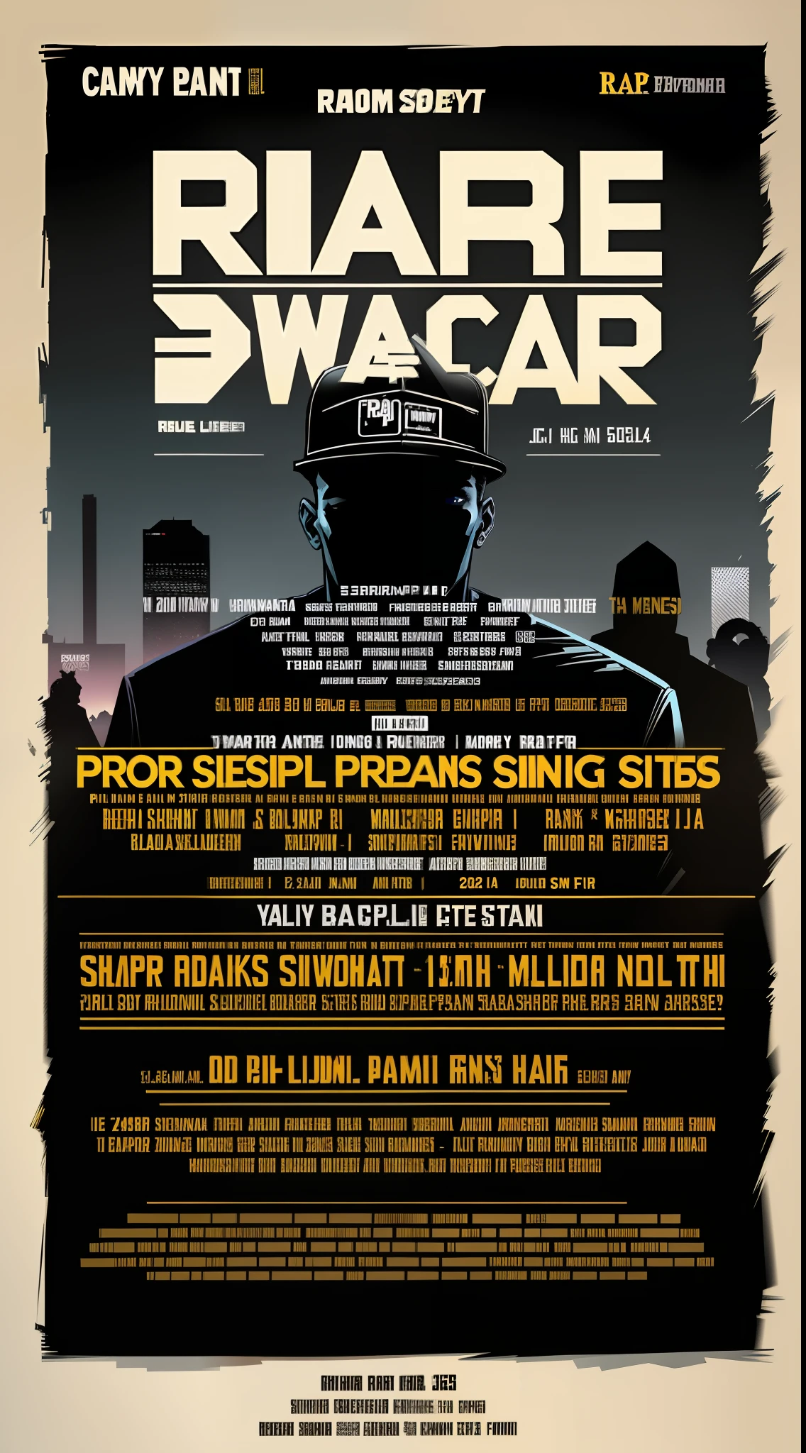 Rap Event Flyer