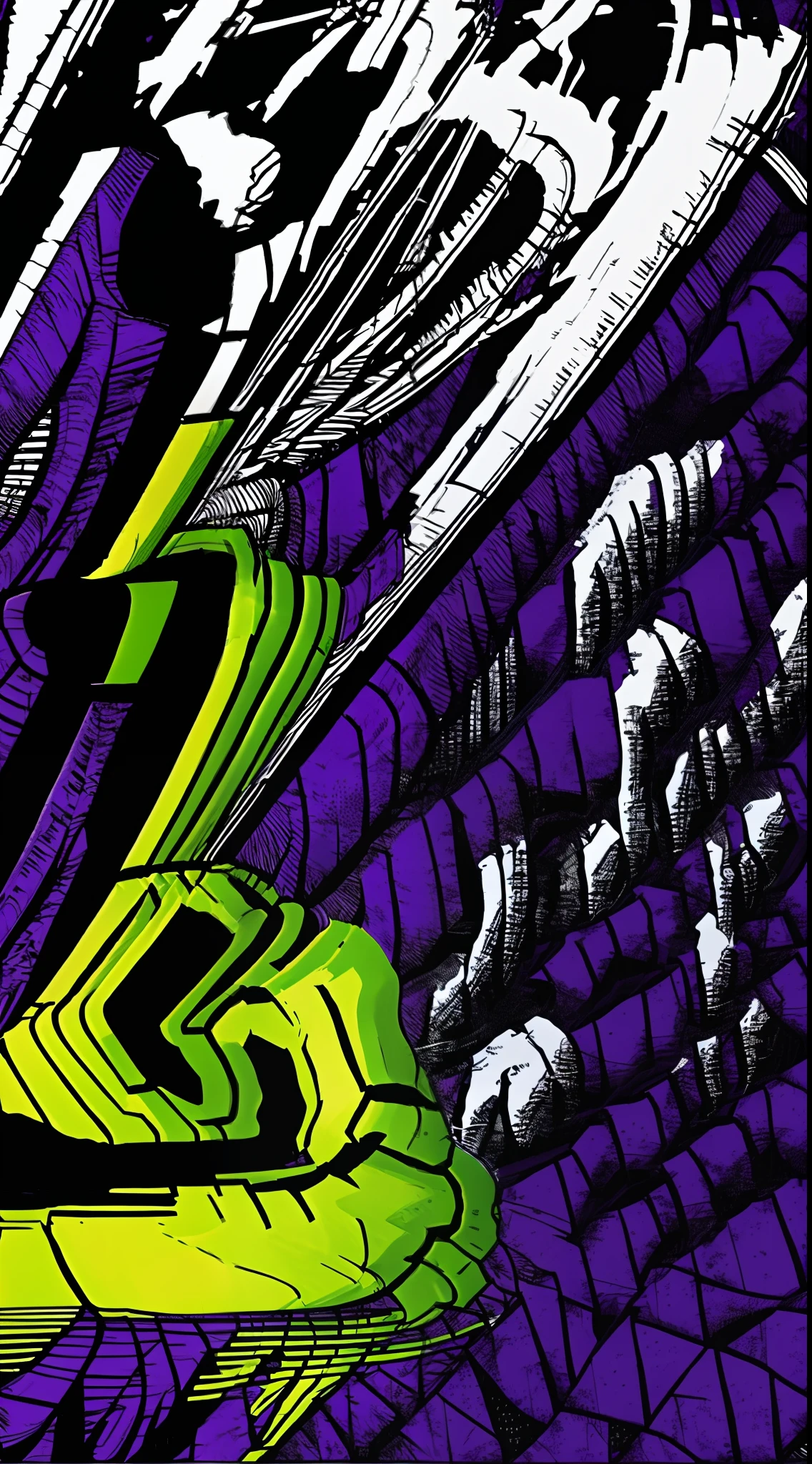 flyer black and white style trip trap lean codeine purple waves palmeras
