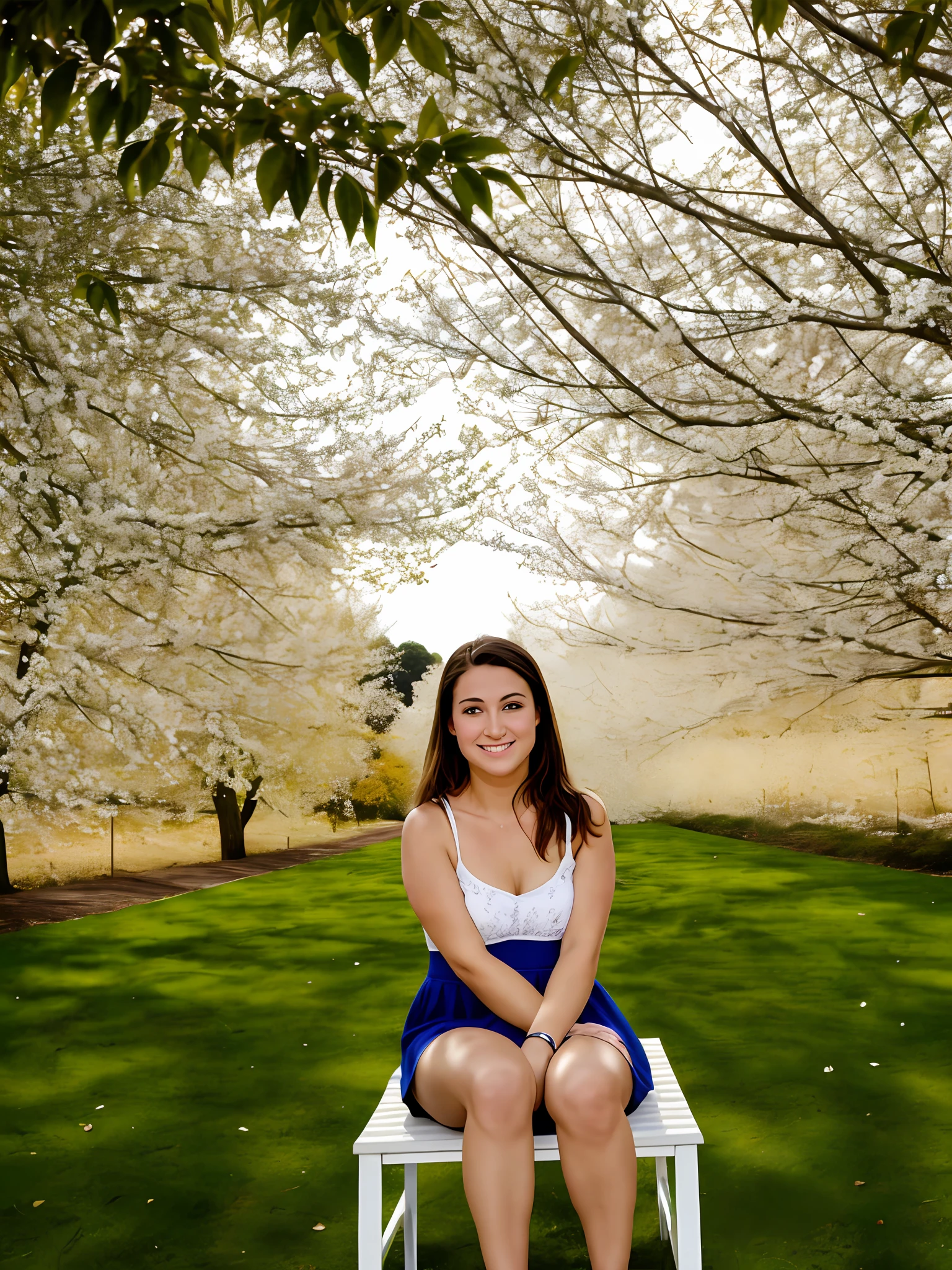 500R,((an woman sitting )),bright background,masterpiece,best quality,super detailed,high resolution,very detailed,8k uhd, (fidelity, fidelity: 1.5) , realistic, (natural light), (bokeh: 1.5), (depth of field), bokeh background, amazing, fine detail, best, high quality, RAW photo, pureerosface_v1,