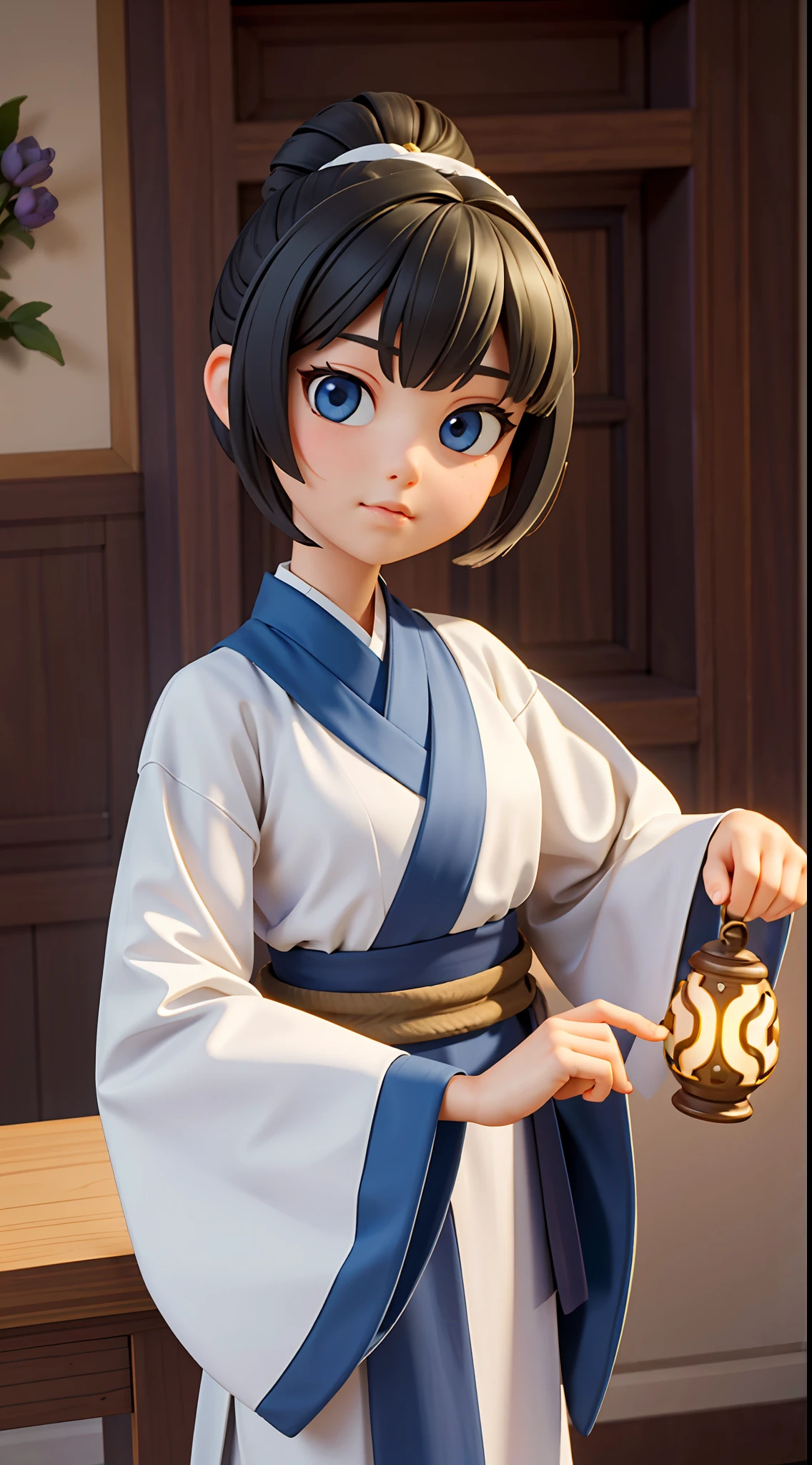 Best quality, masterpiece, illustration, an extremely delicate and beautiful, very detailed, CG, unity, 8k wallpaper, amazing, fine details, masterpiece, best quality, official art, very detailed CG unity 8k wallpaper, ridiculous, incredibly ridiculous, huge file size, super detailed, high resolution, very detailed, beautiful detailed girl, very detailed eyes and face, beautiful detail eyes, light on face, (hanfu: 1.1), 1 girl