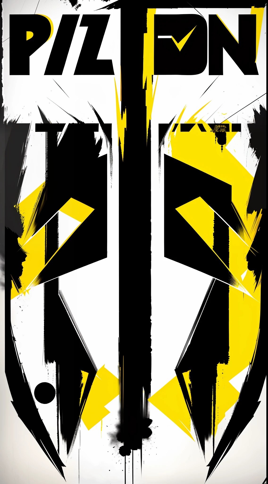 flyer rap music style white black and yellow
