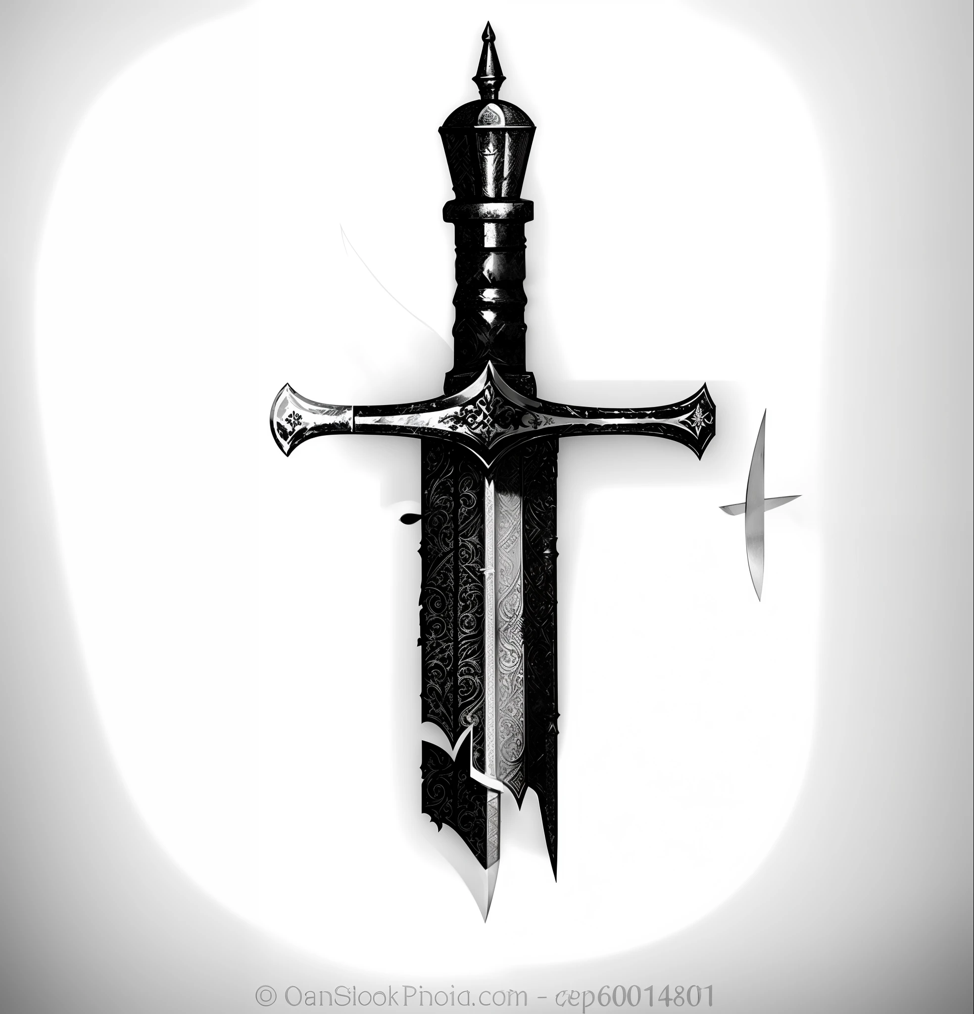 a drawing of a dagger with a crown on top, medieval sword, broken sword blade, drawn sword, medieval weapon, sword design, two-handed sword, fantasy warrior sword, fantasy RPG weapon art, vector, medieval sword, sharp vector sword, minimalist, medieval, sword, dagger, (inktober), ink artwork, simple, white drawing