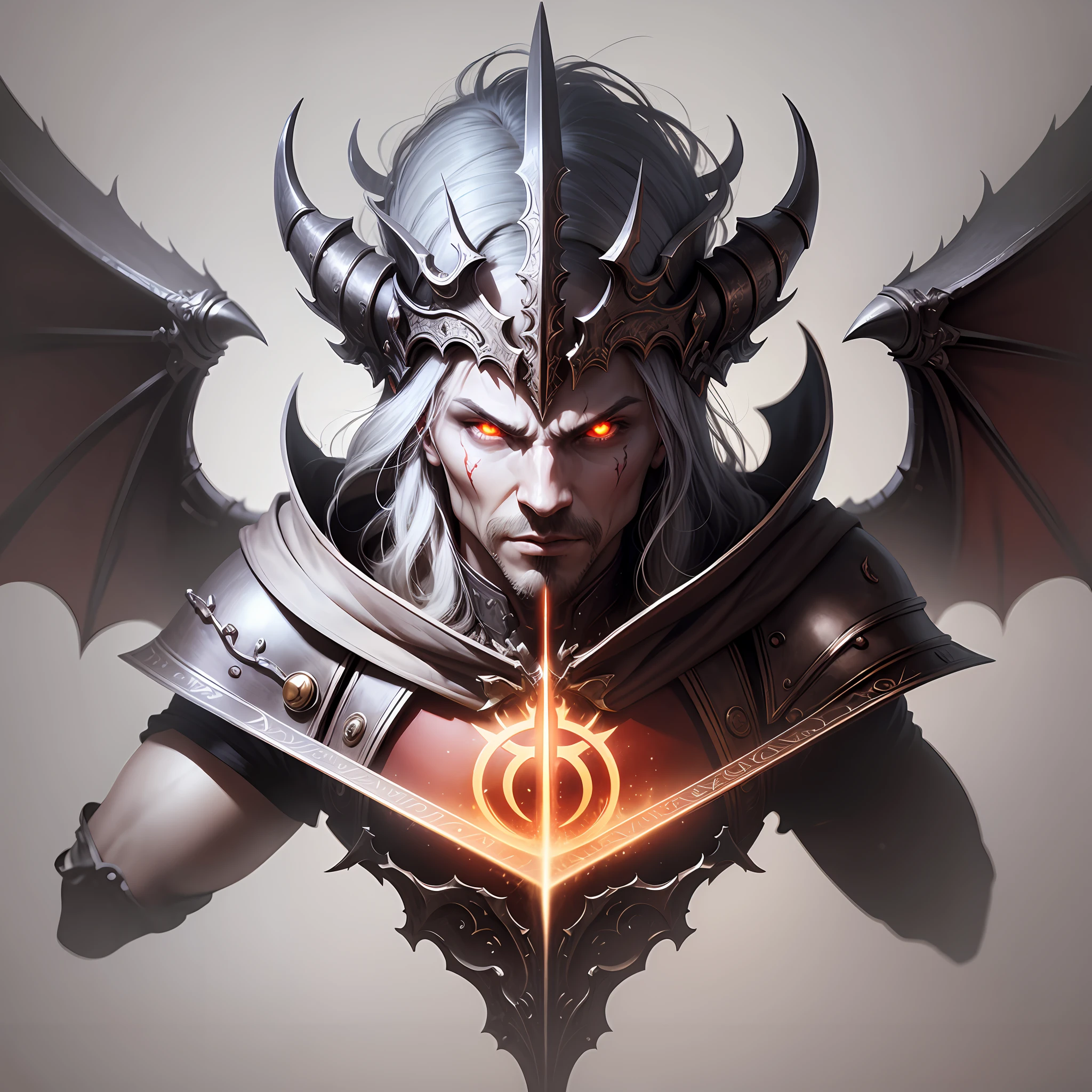 Diablo IV centered, T-shirt designer, white background --auto --s2