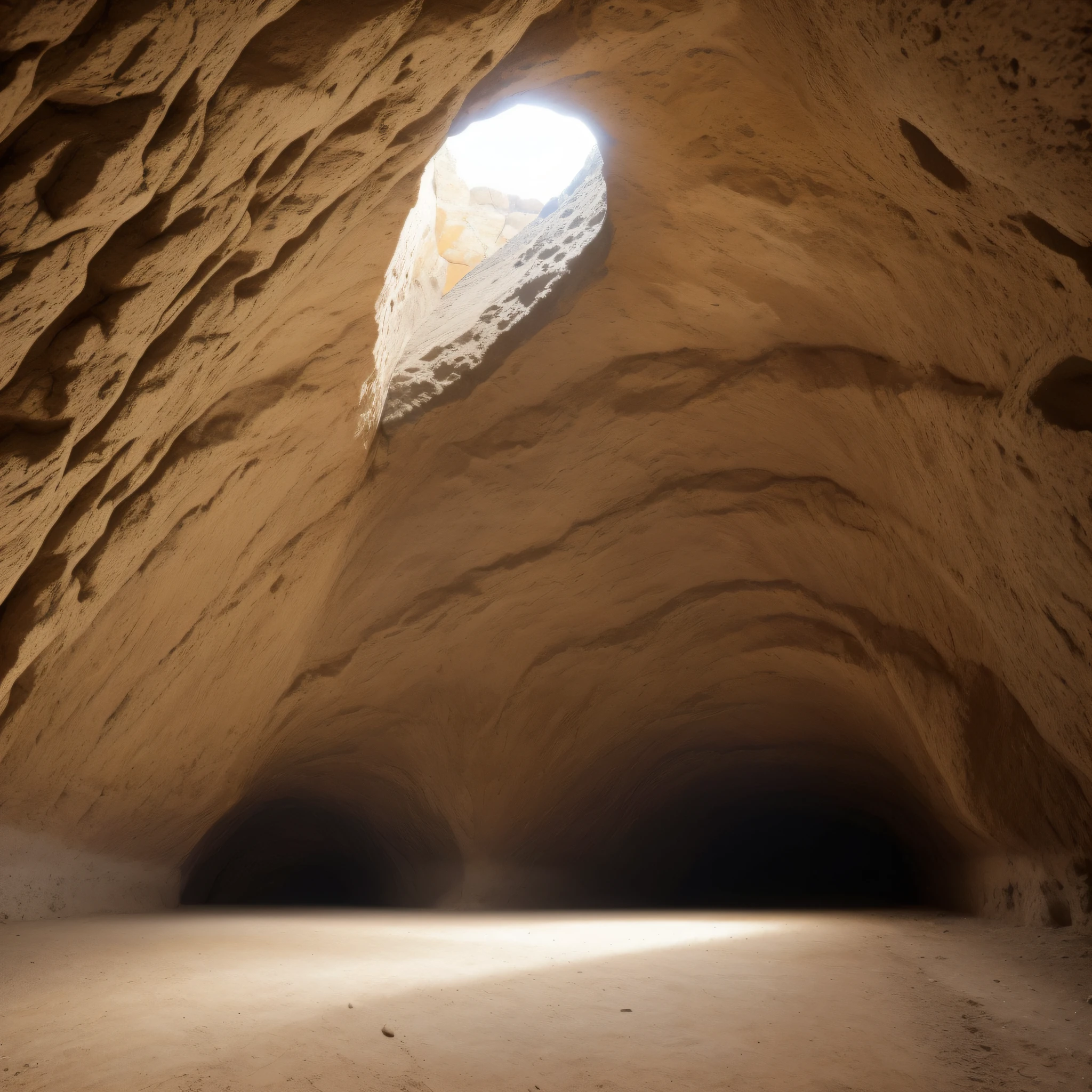 Keep the face only change the background of the photo, place the background as an illuminated cave, put this image horizontally