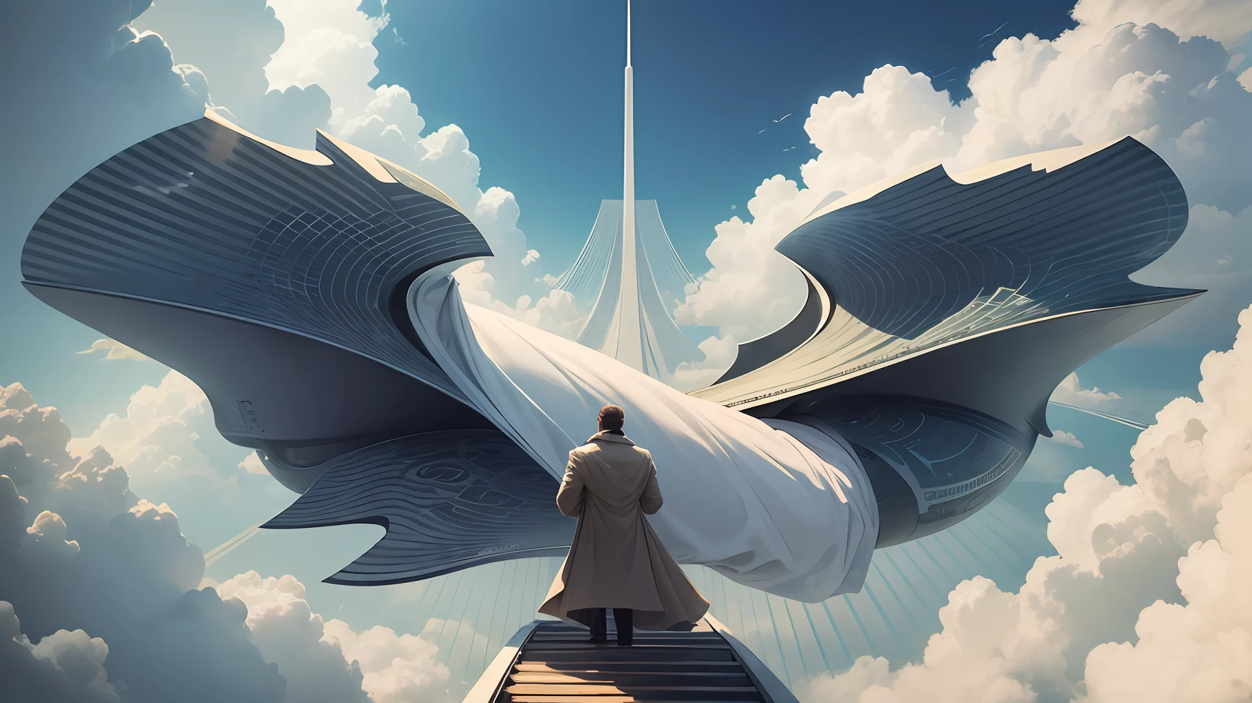 I want a heaven with $100 bills and a person with an outstretched hand and luxury jets and luxury cars and lots of money