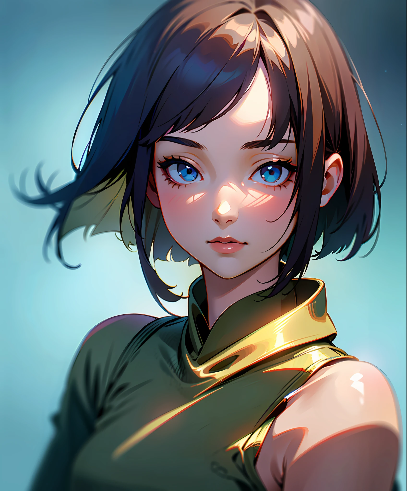 best quality, masterpiece, high resolution, 1girl, beautiful and perfect face, bob cut, maxi dress, intricate detailed, cinematic feel, 8k, extremely detailed