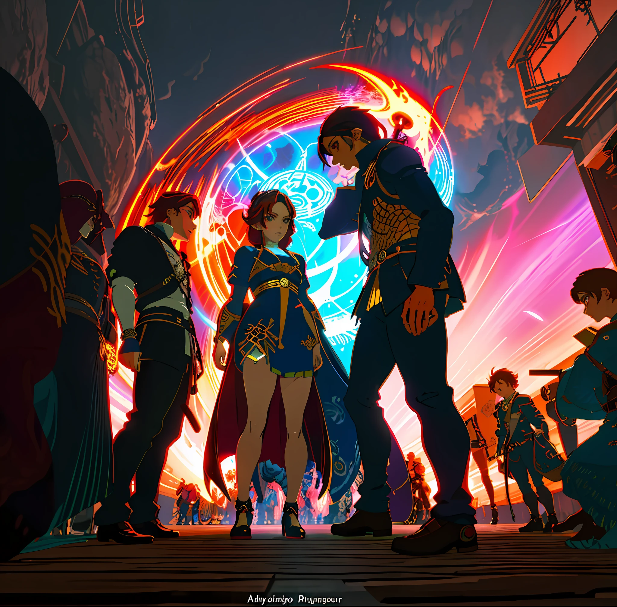 a close up of a person with a red light in the background, dreamy psychedelic anime, official fanart, digital anime illustration, ufotable art style, shigenori soejima illustration, demon slayer rui fanart, official artwork, inspired by Yuumei, ( ( ( ( ( dan mumford ) ) ) ) ), kilian eng vibrant colors, by Android Jones