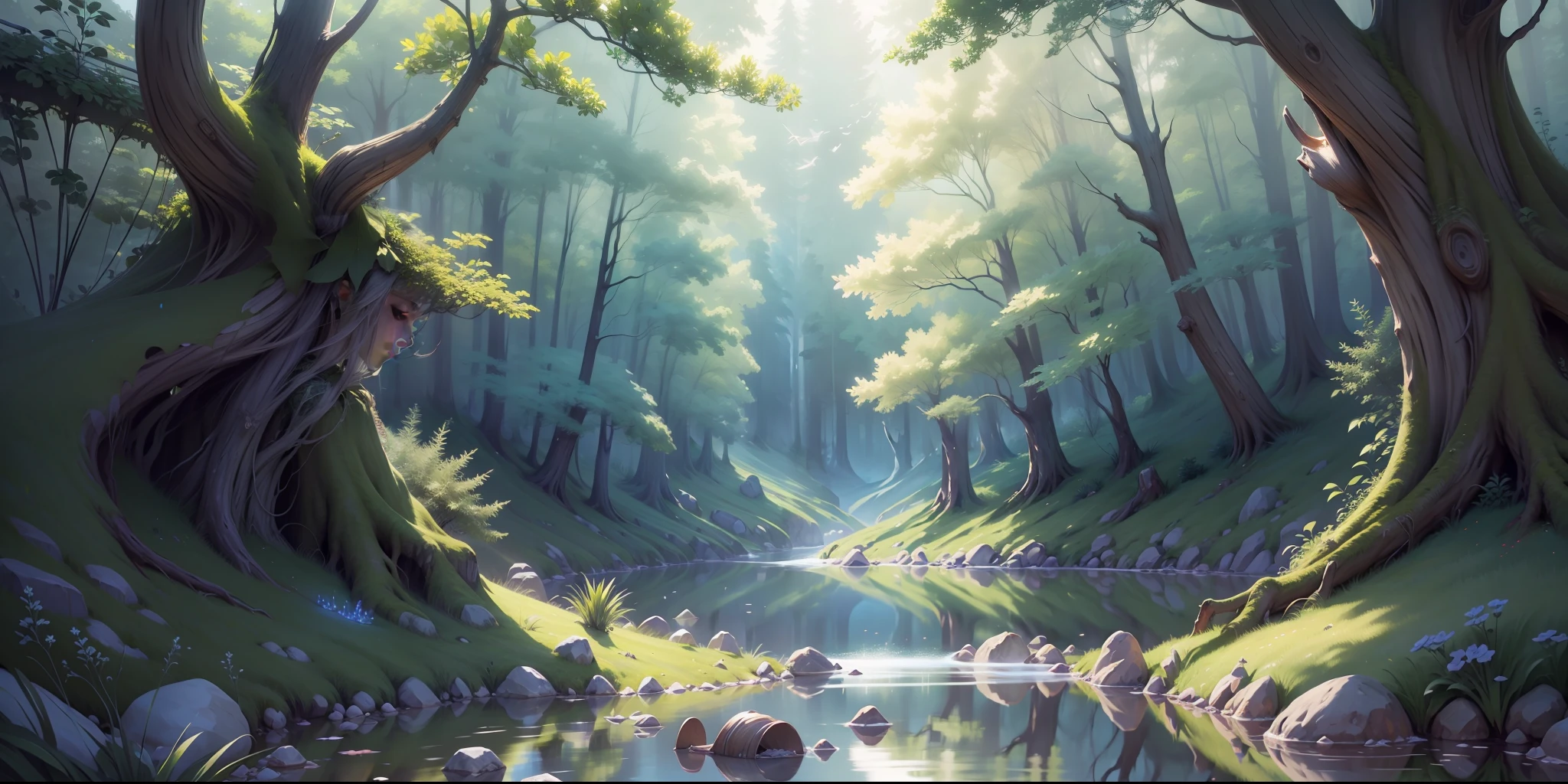 ultra realistic, serene, wise, mystical, Relaxing Piano: Relieve Stress and Relax --auto --s2