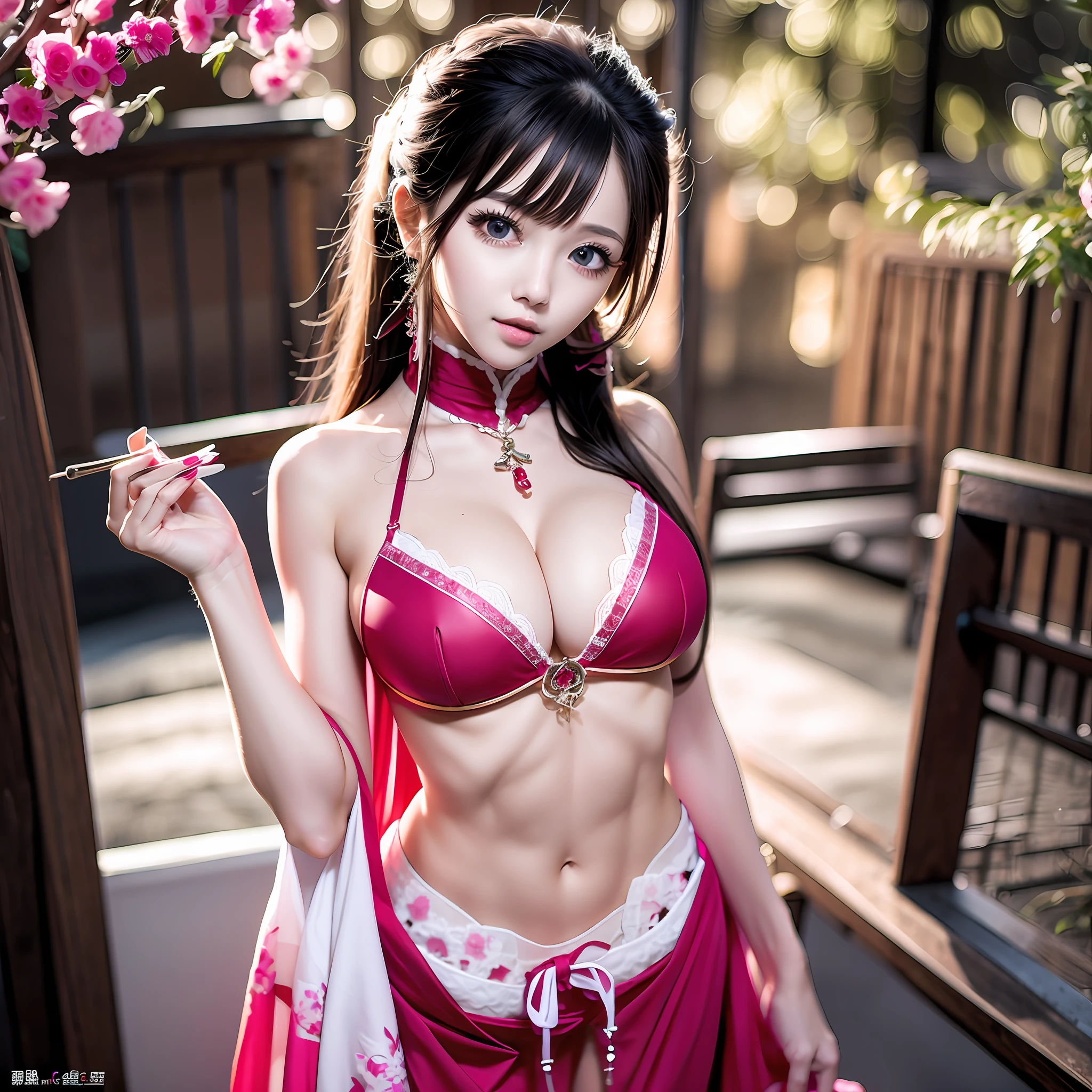 Young beautiful Japan woman in bikini. --auto --s2