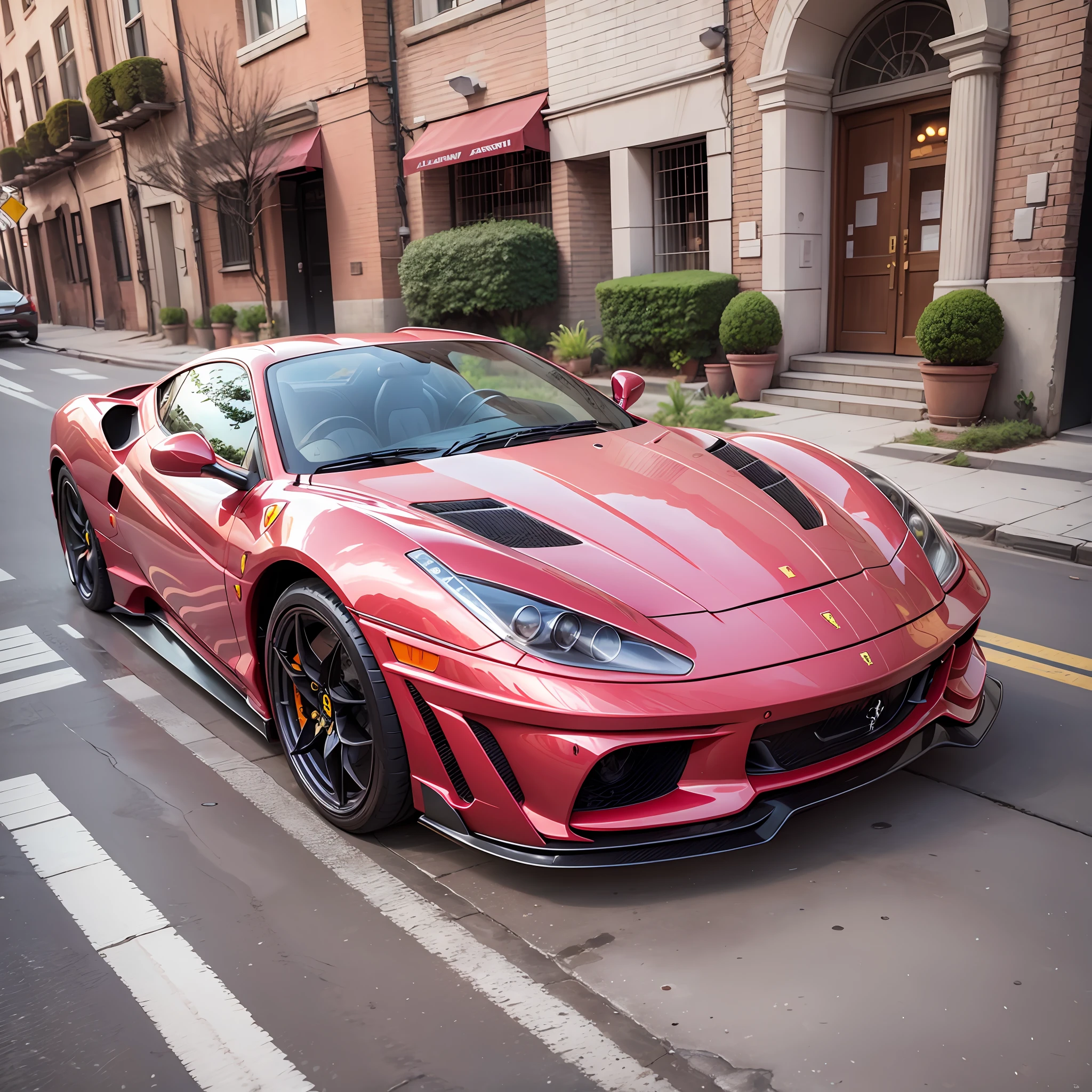 A PINK FERRARI --auto --s2