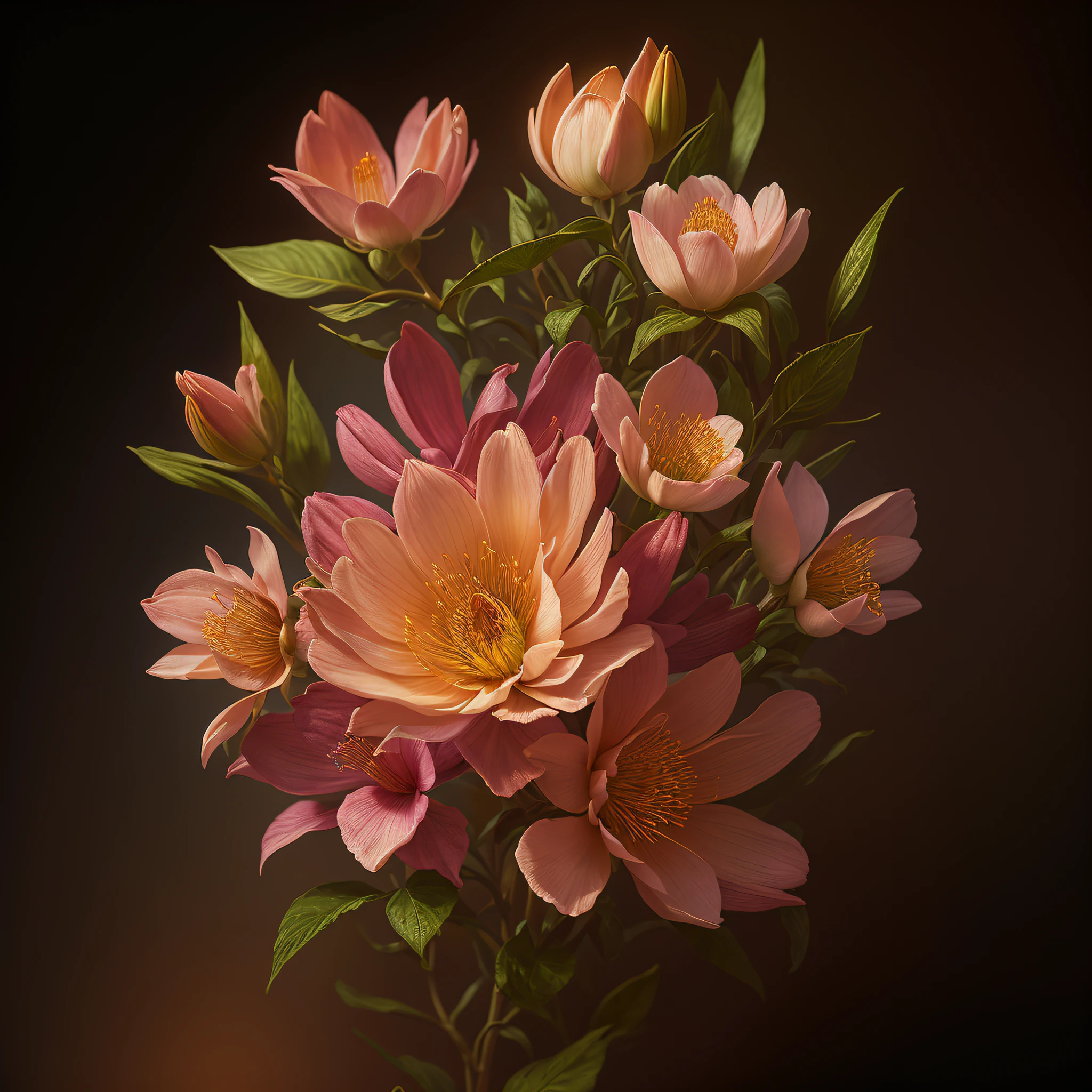 A flower by Casey Weldon, Olga Kvasha, Miho Hirano, hyperdetailed intricately detailed gothic art trending on Artstation triadic colors Unreal Engine 5 detailed matte painting, deep color, fantastical, intricate detail, splash screen, complementary colors, fantasy concept art, 8k resolution, gothic deviantart masterpiece, (dark shot:0.9), art by greg rutkowski and artgerm, soft cinematic light, adobe lightroom, photolab, hdr, intricate, highly detailed, jasmine,