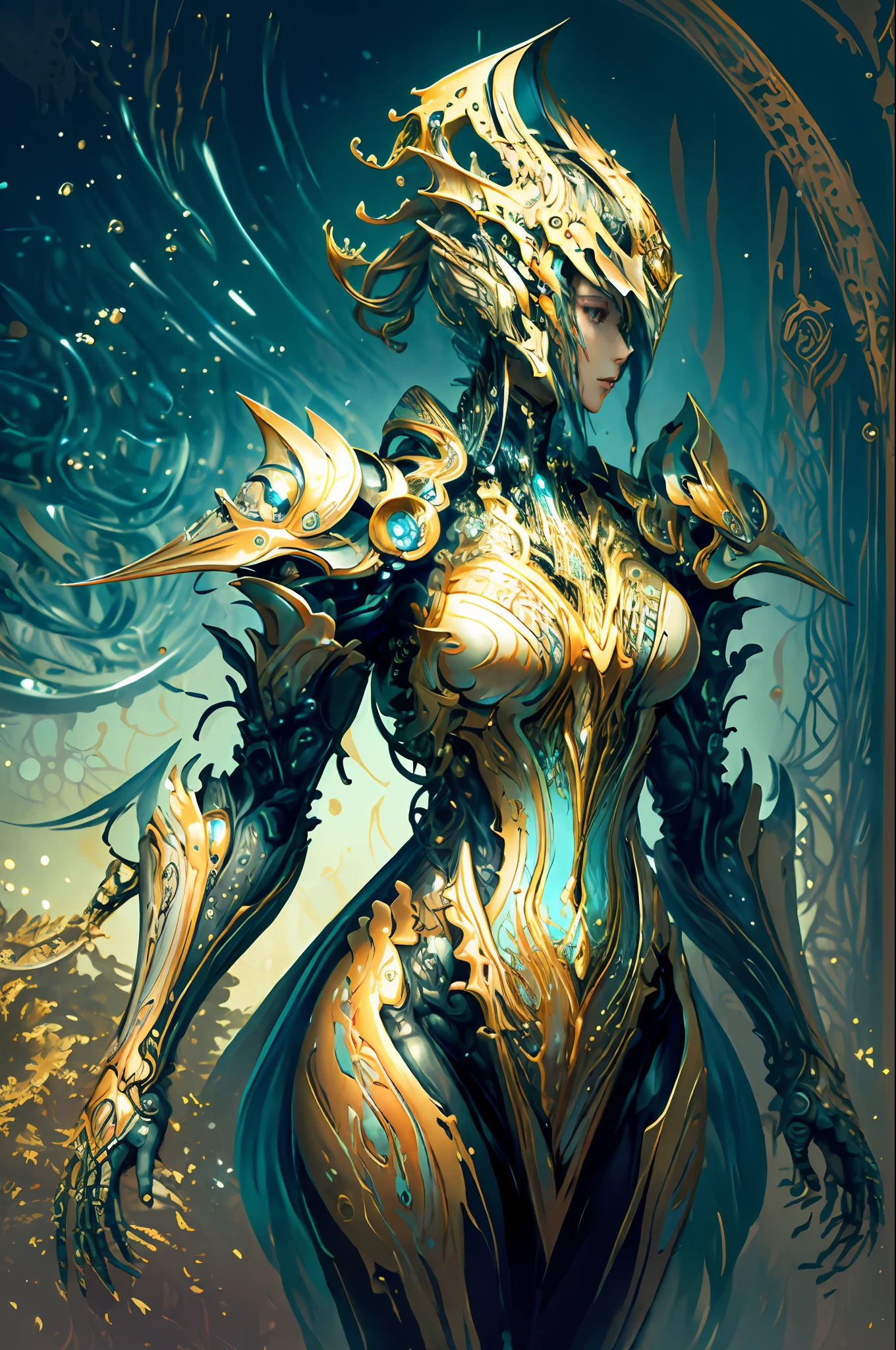 (masterpiece, top quality, best quality, official art, beautiful and aesthetic:1.2), (1girl), extreme detailed,(fractal art:1.3),colorful,highest detailed