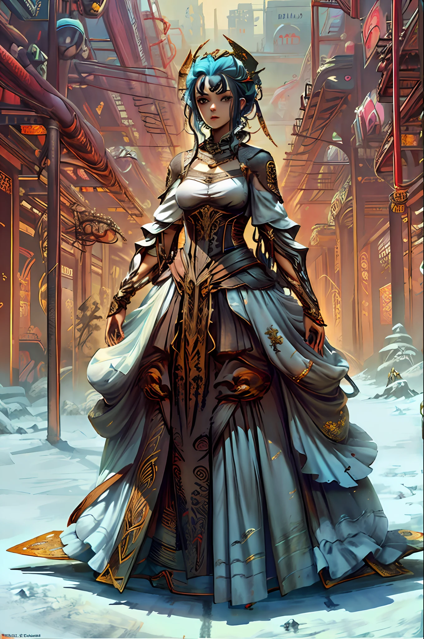 (masterpiece, top quality, best quality, official art, beautiful and aesthetic:1.2), (1girl), extreme detailed,(fractal art:1.3),colorful,highest detailed