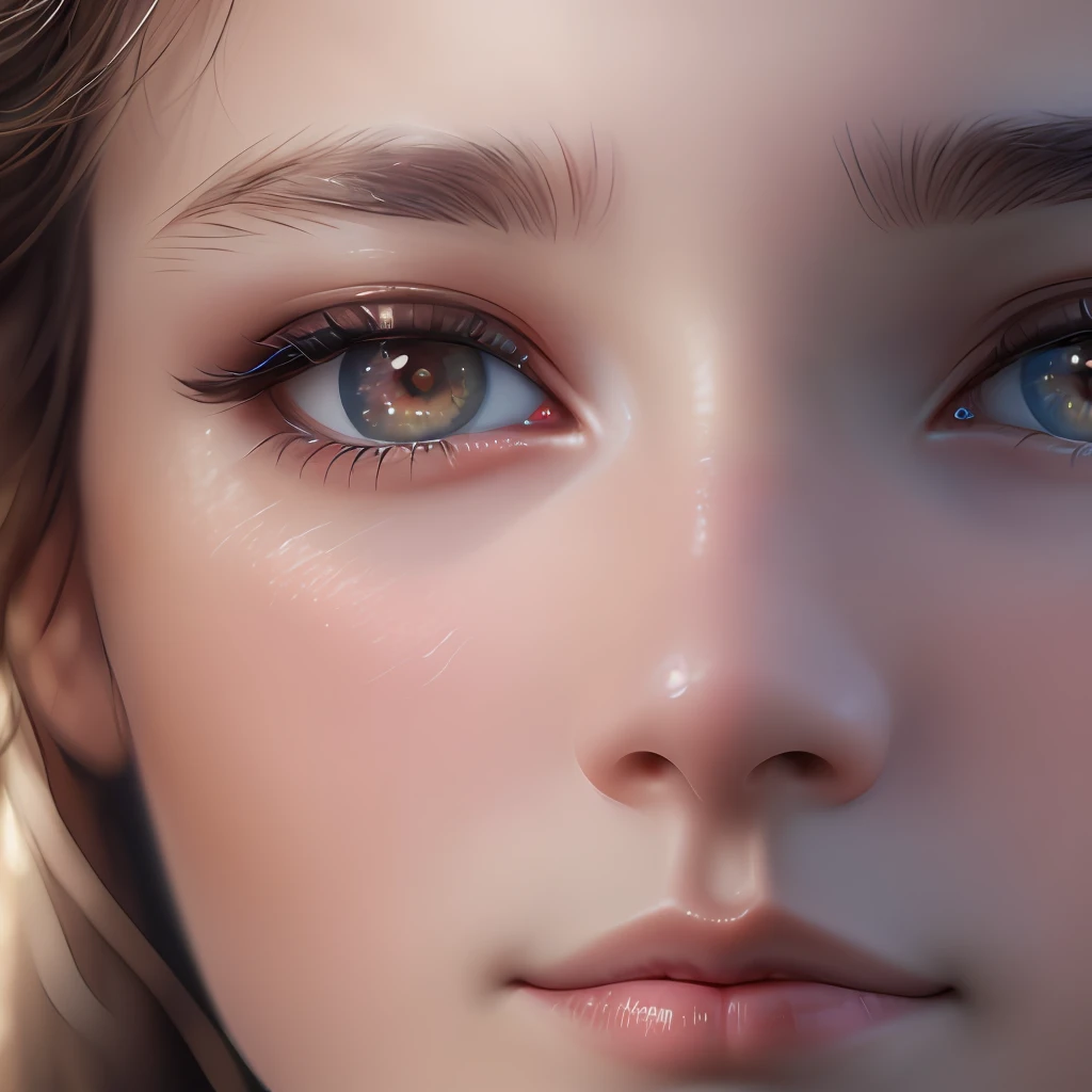 Looking at the audience, close-up, close-up, light makeup, realism, realistic photos, professional color correction, 8K, F2.4 aperture, 35mm lens, realistic real face, only the face area is included.