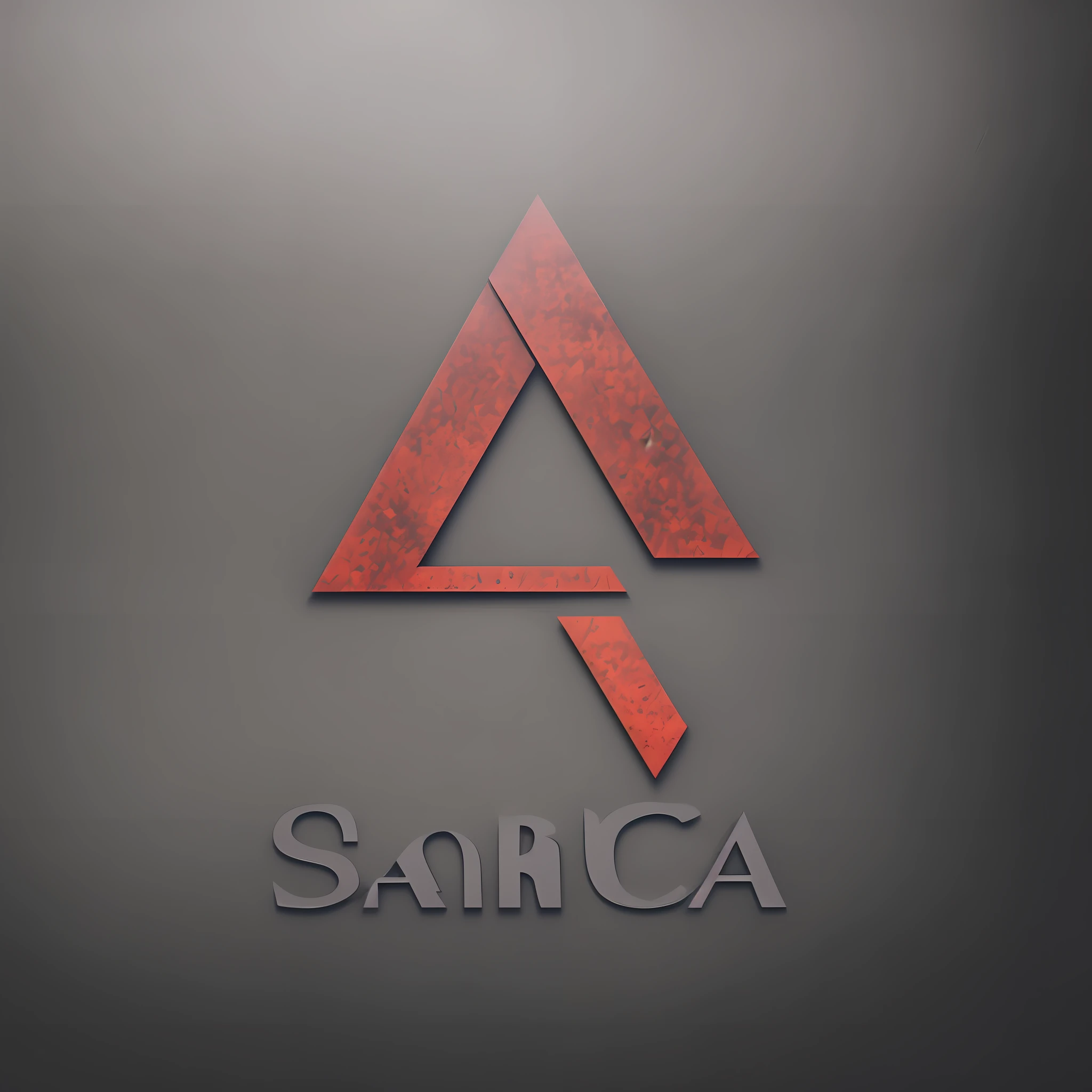 photo, an image of a triangle in the middle of an inverted triangle, dark background, logo brand, letter, façade, business (RetroAlbum style:1) --auto --s2