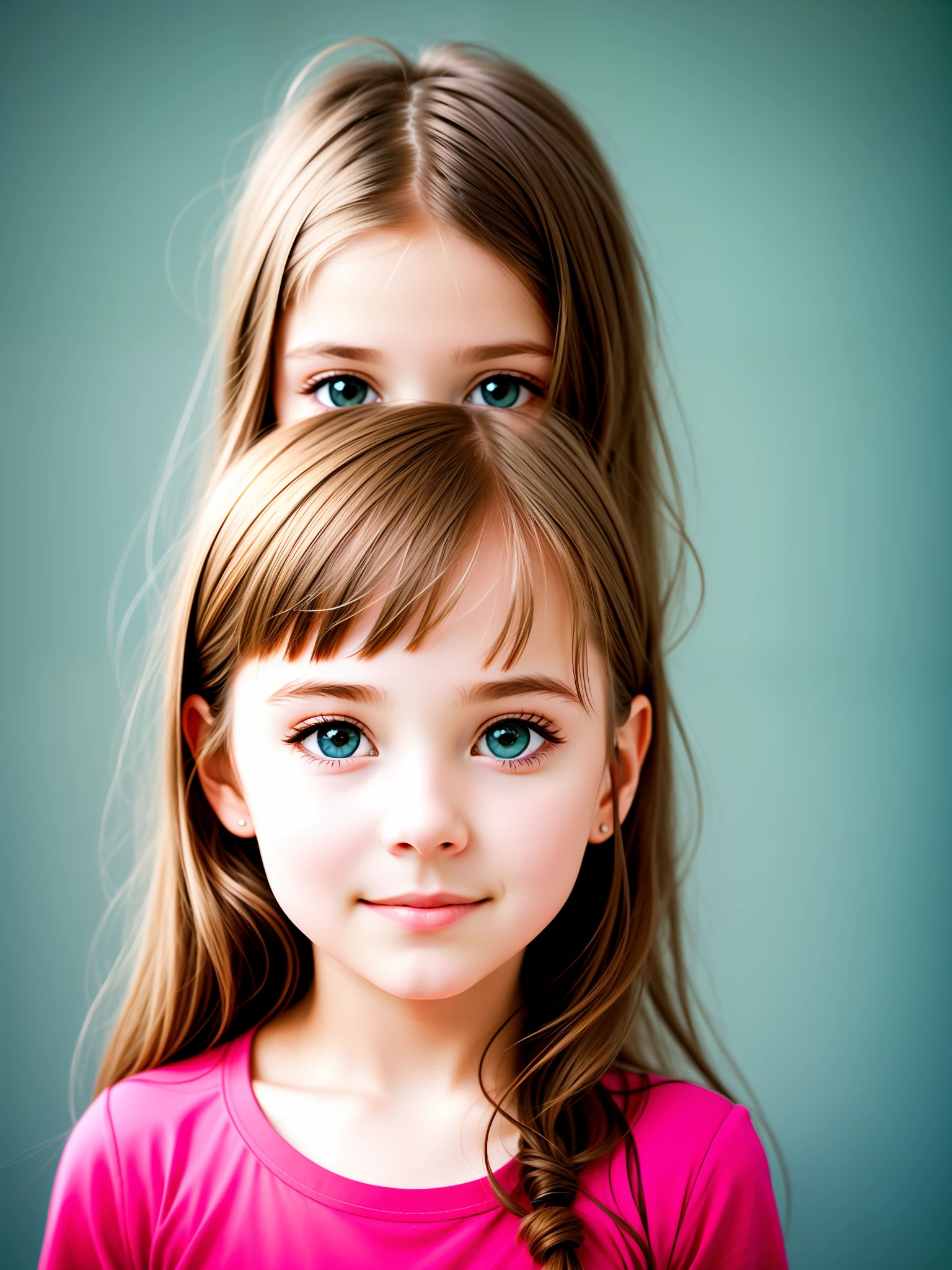 Bright and curious girl