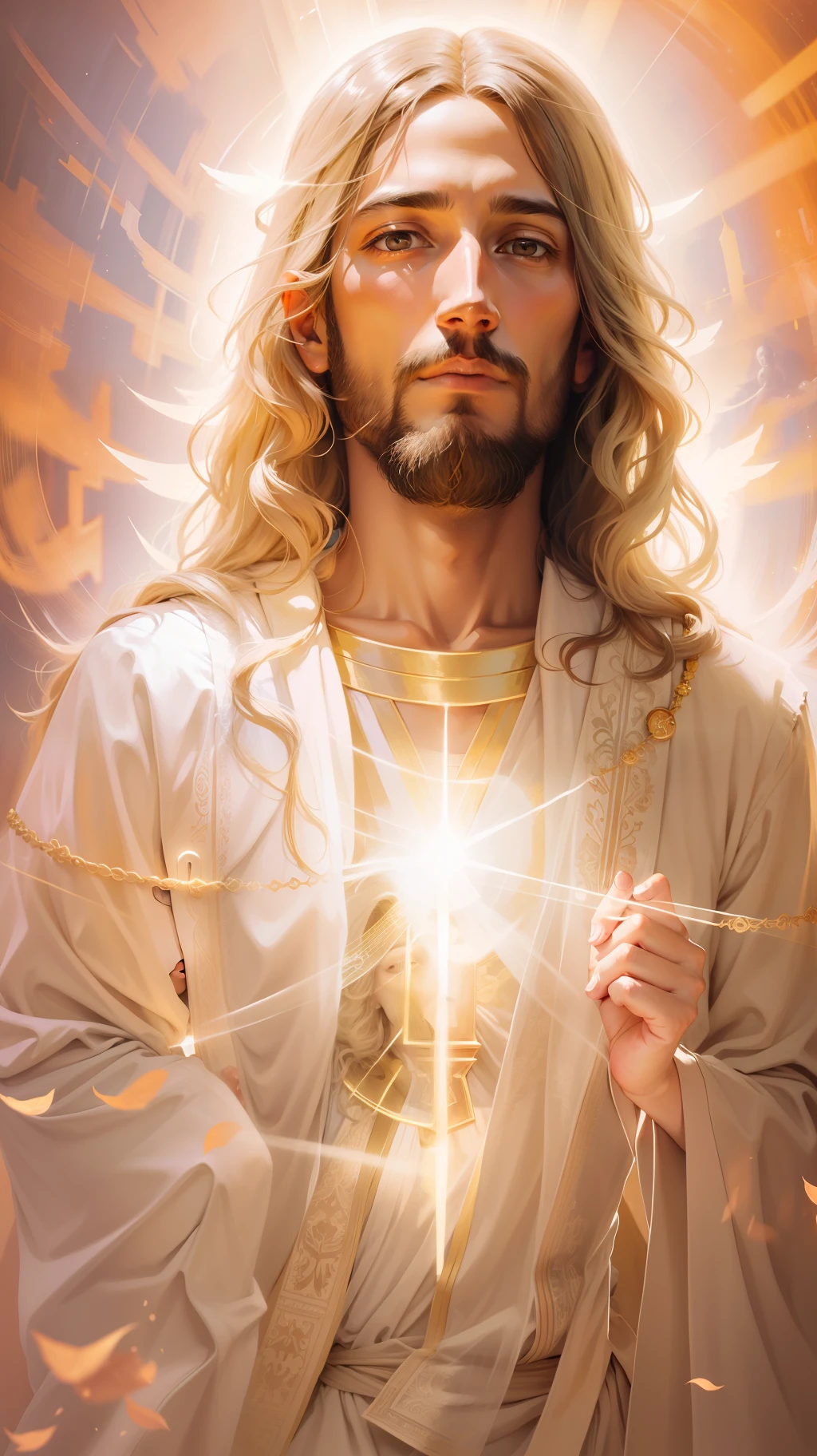 A beautiful enlightened Jesus.