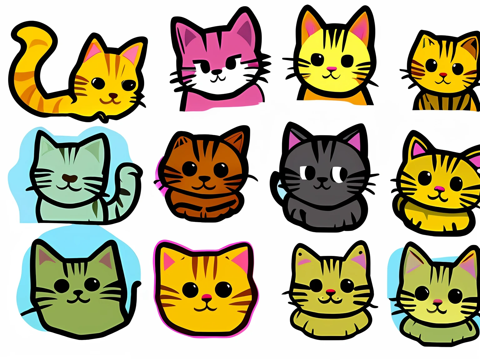 Cat stickers