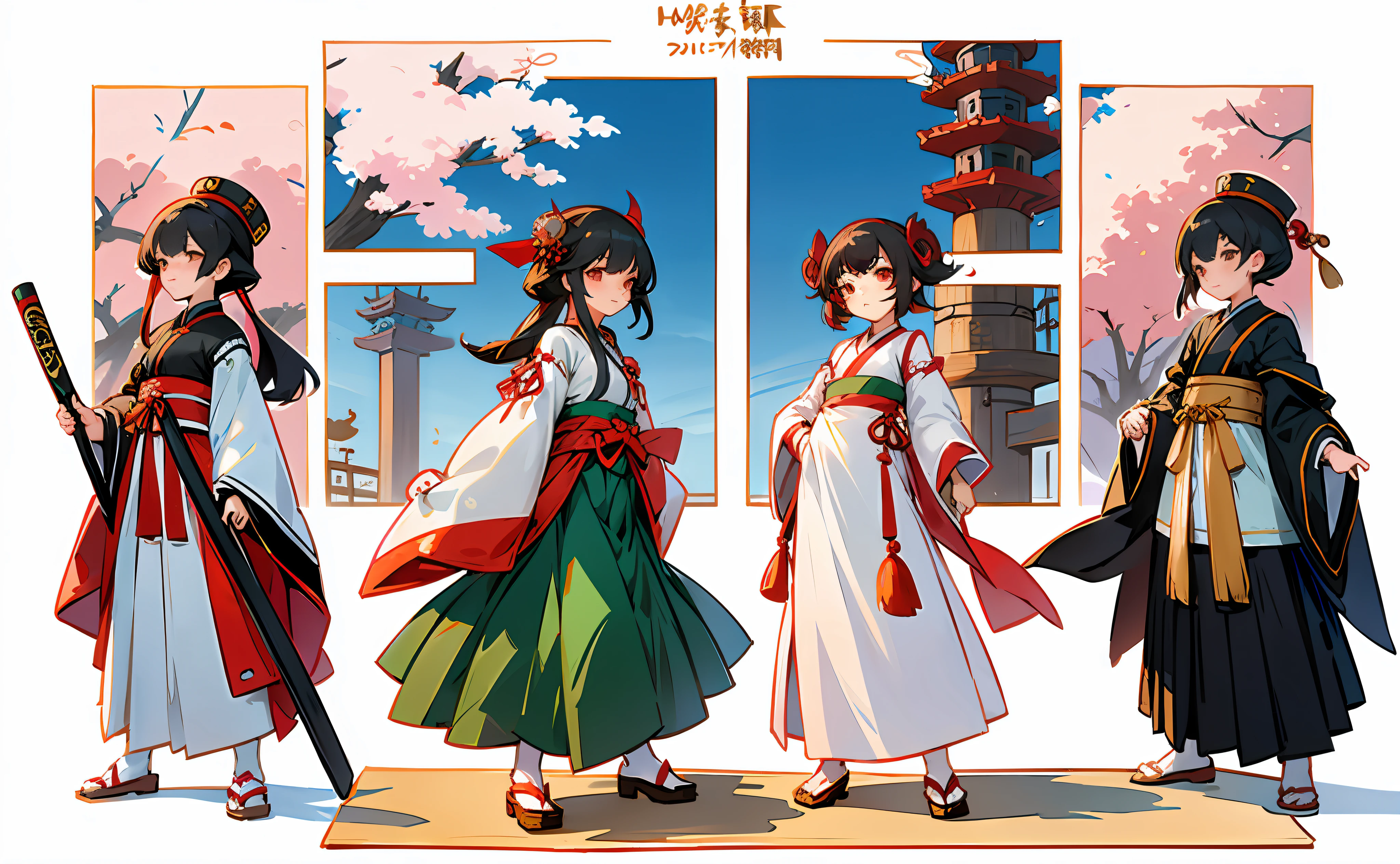 Anime character of a woman in Hanfu ancient Chinese costume, wearing long and fluent clothes, beautiful anime character design, anime vision of cute girl, Kantai collection style, anime moe art style, little curve loli, Chen Jiru, little loli girl, anime character design, highly detailed character design, guweiz, high quality character design